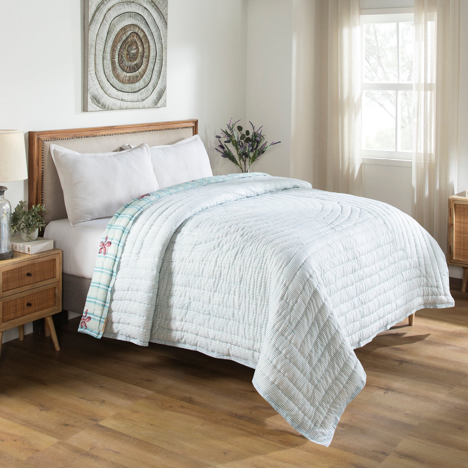 Temple Tree Cotton Quilt