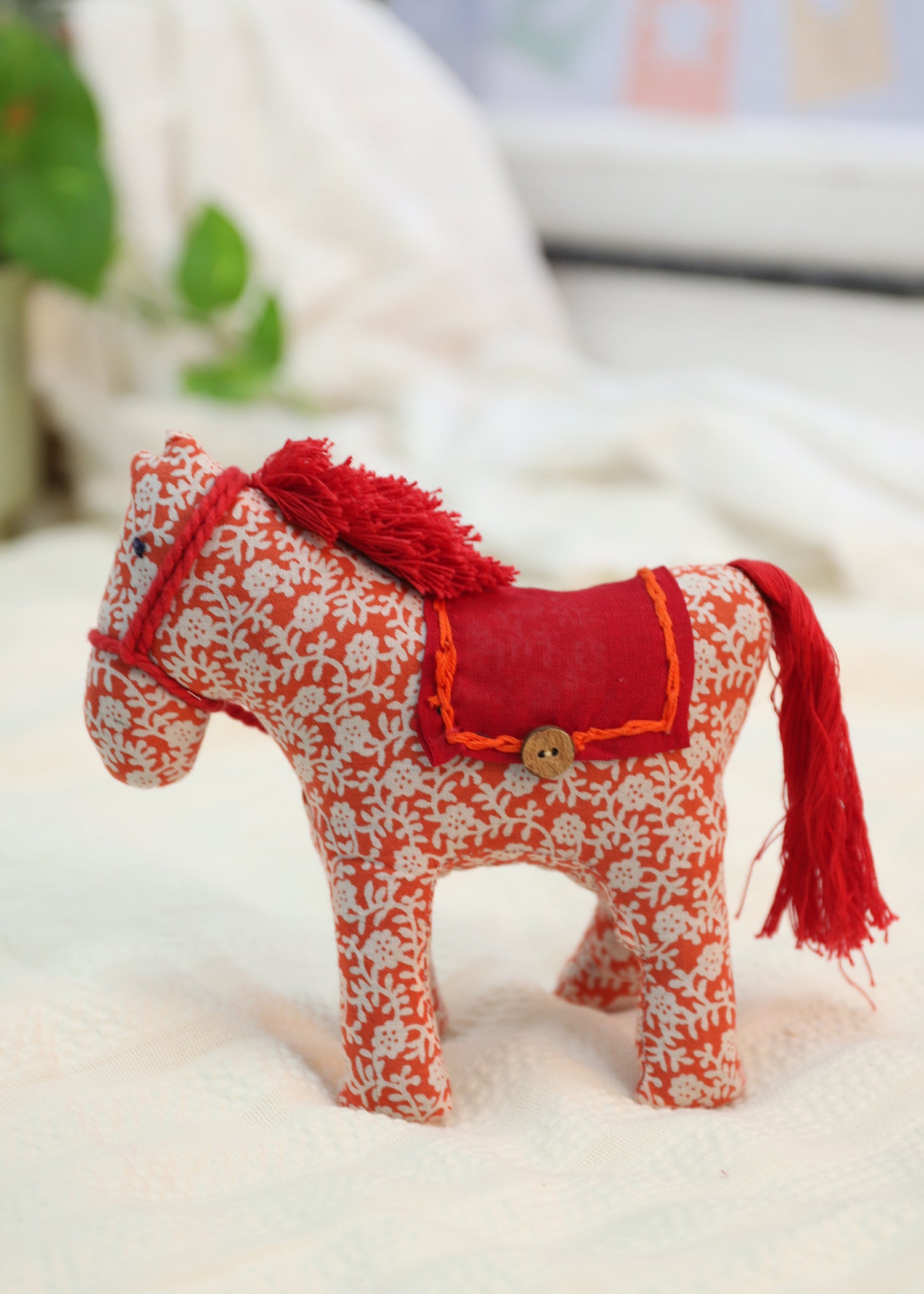 Horsie Horse Plush Toy-Orange