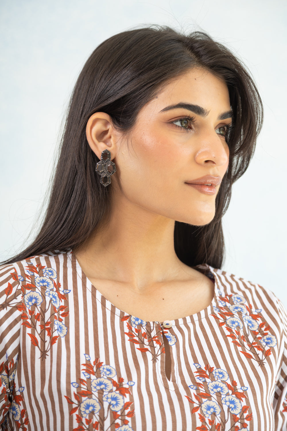 Regular Cotton Kurta – Brown