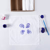 Multicolor DIY Blockprinting Kit for Napkins in Paisely