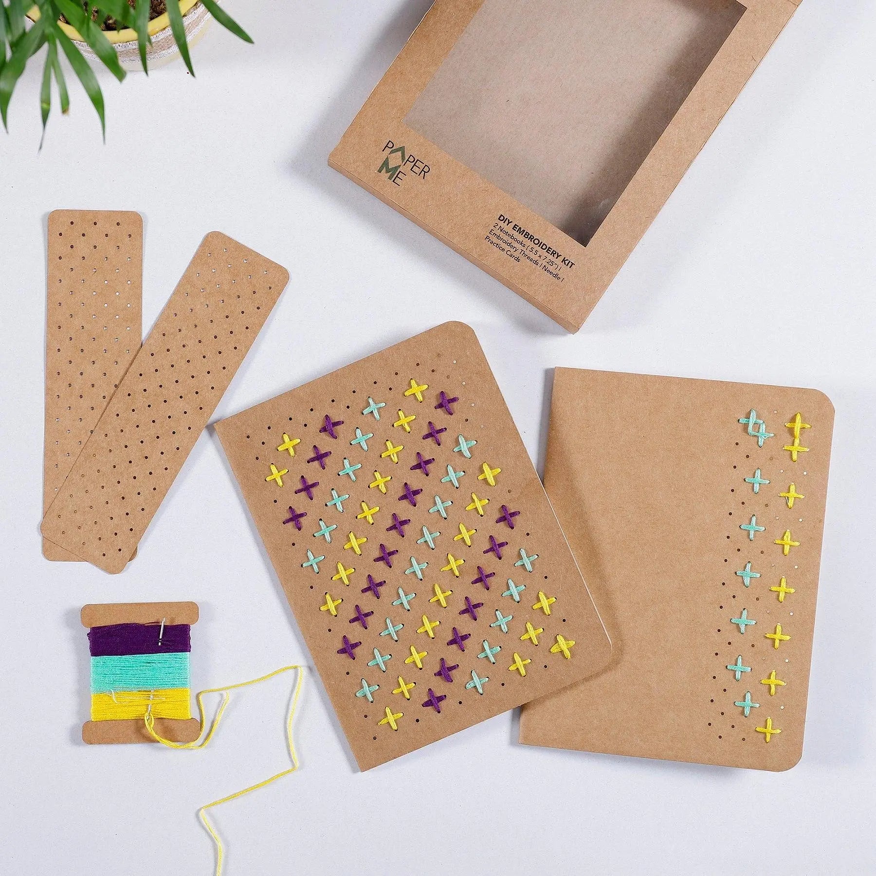 Multicolor DIY Embroidery Kit for Notebooks
