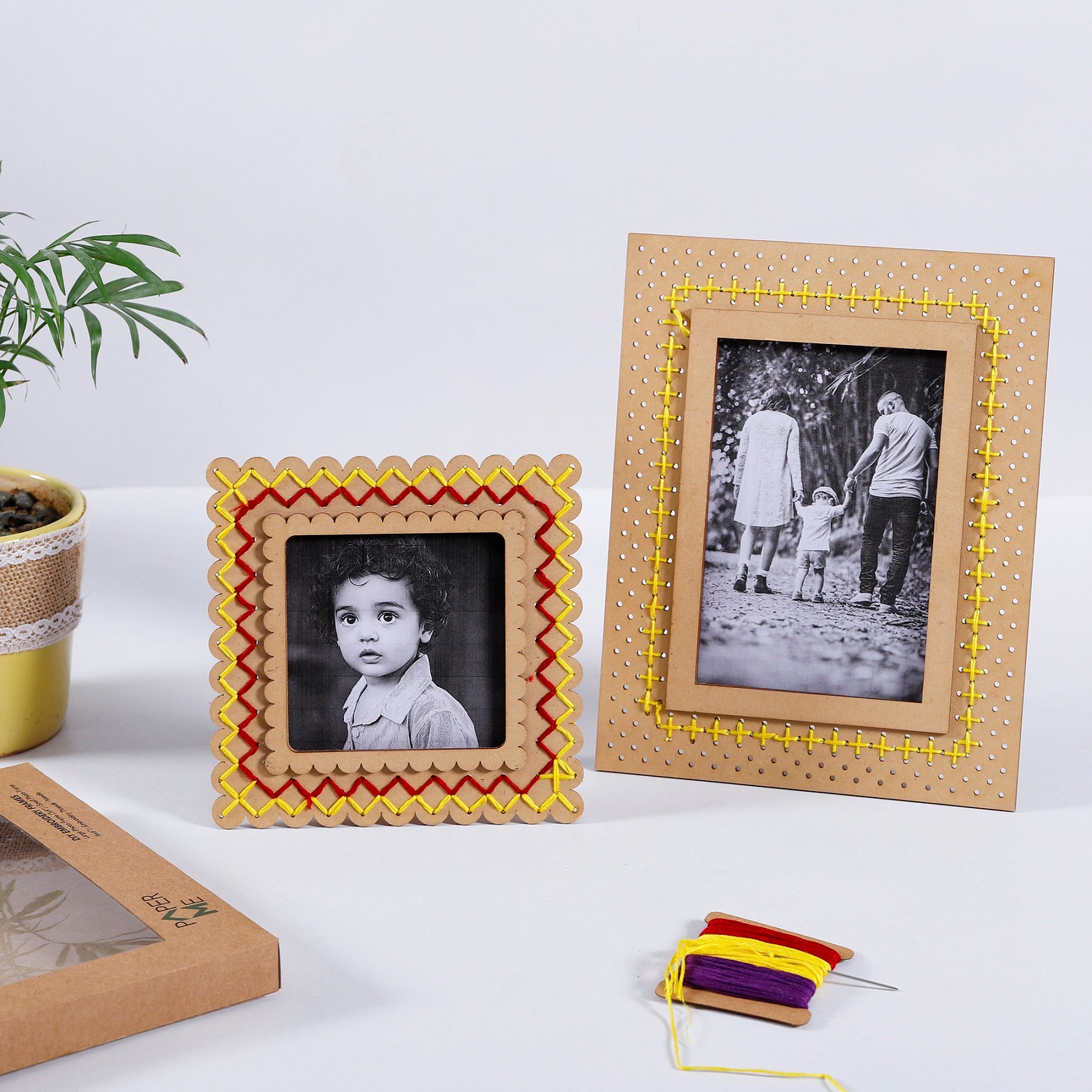 Multicolor DIY Embroidery Kit for Photoframes