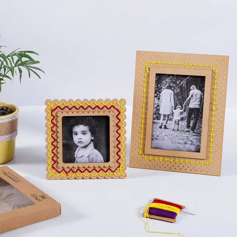 Multicolor DIY Embroidery Kit for Photoframes