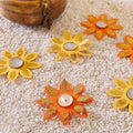 Multicolor Daisy Floor Décor Set of 6