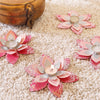 Pink & Dark Pink Lotus Floor Décor Set of 4