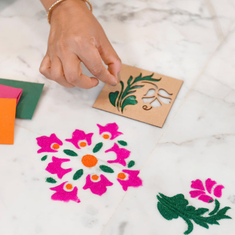 Multicolor DIY Rangoli