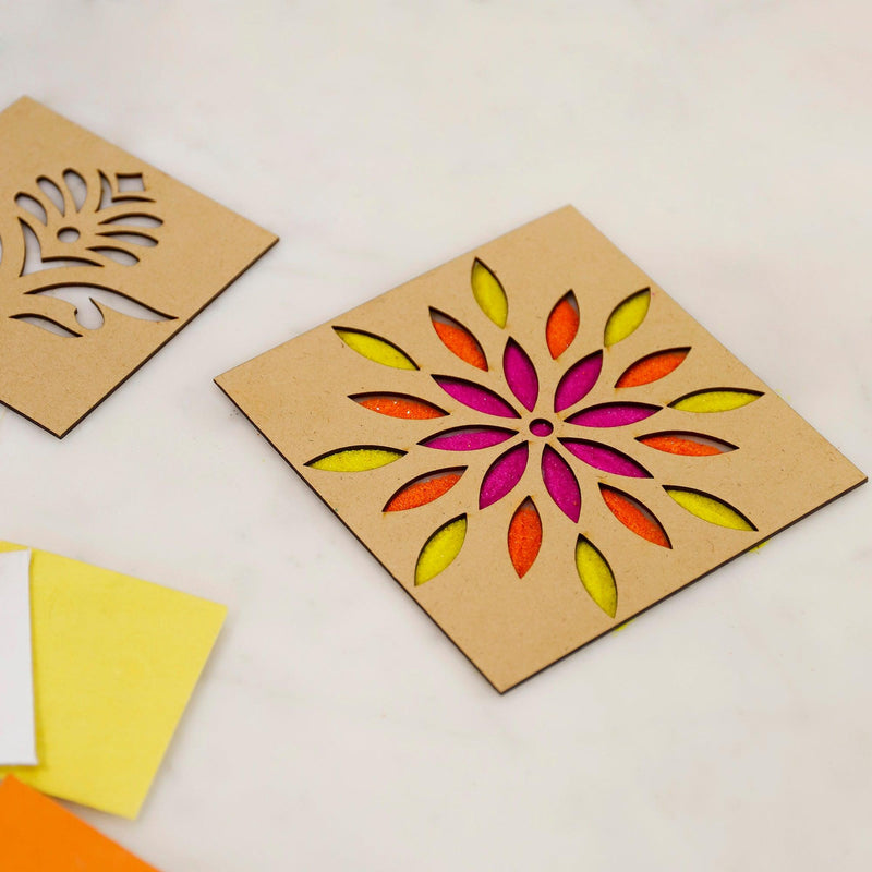 Multicolor DIY Rangoli