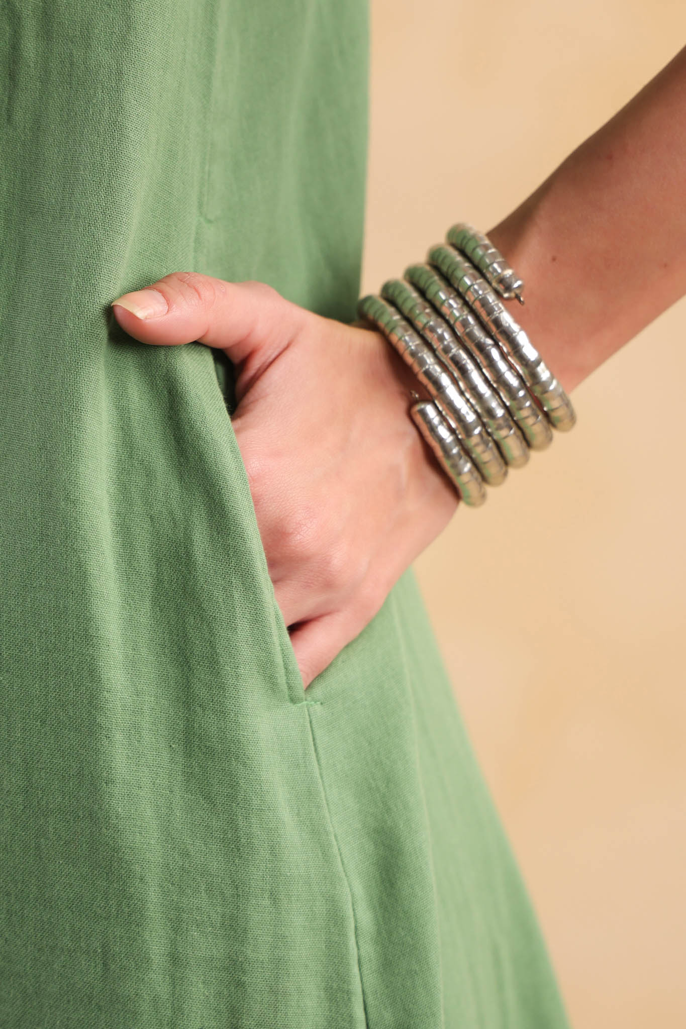 Slip Dress – Turf Green