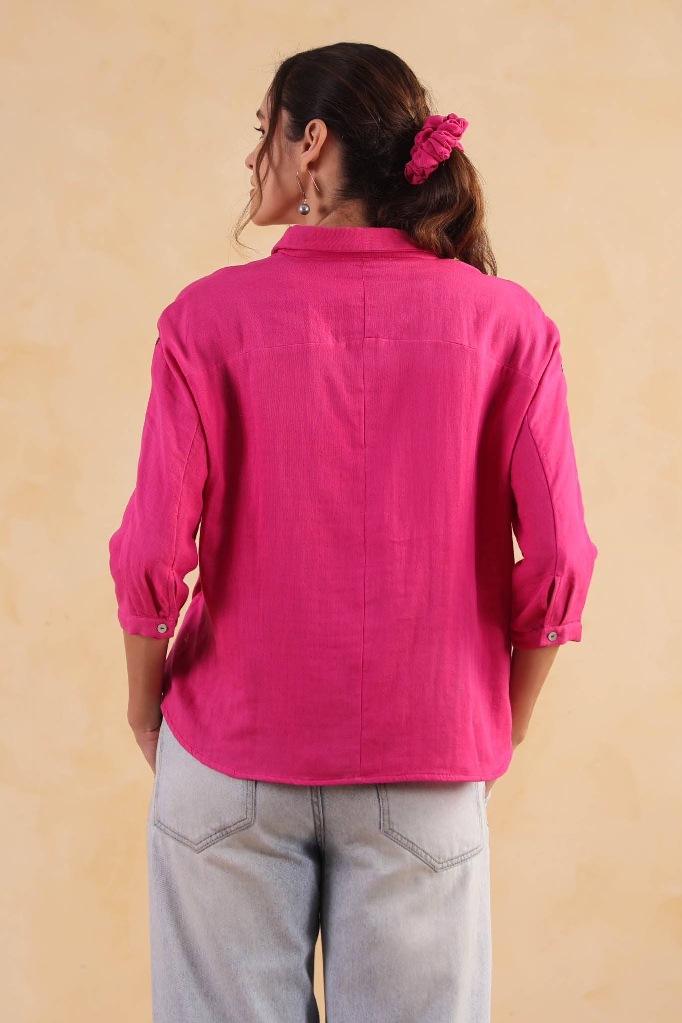 Dolman Sleeve Shirt – Fuchsia