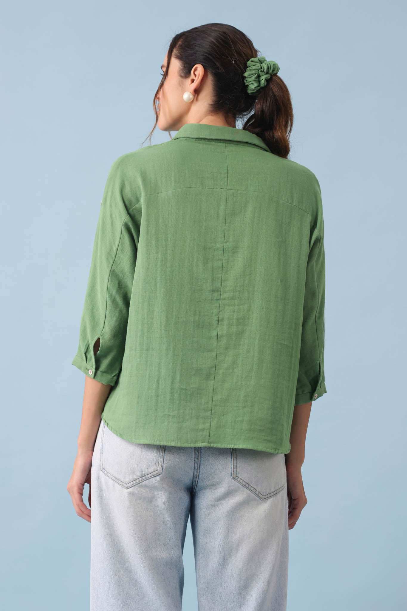 Dolman Sleeve Shirt – Turf Green
