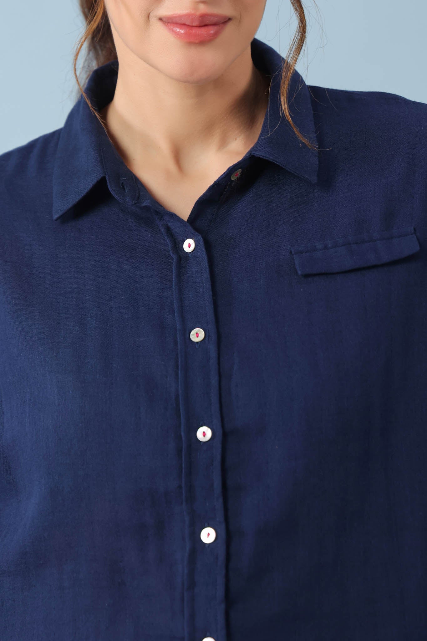 Dolman Sleeve Shirt – Blue