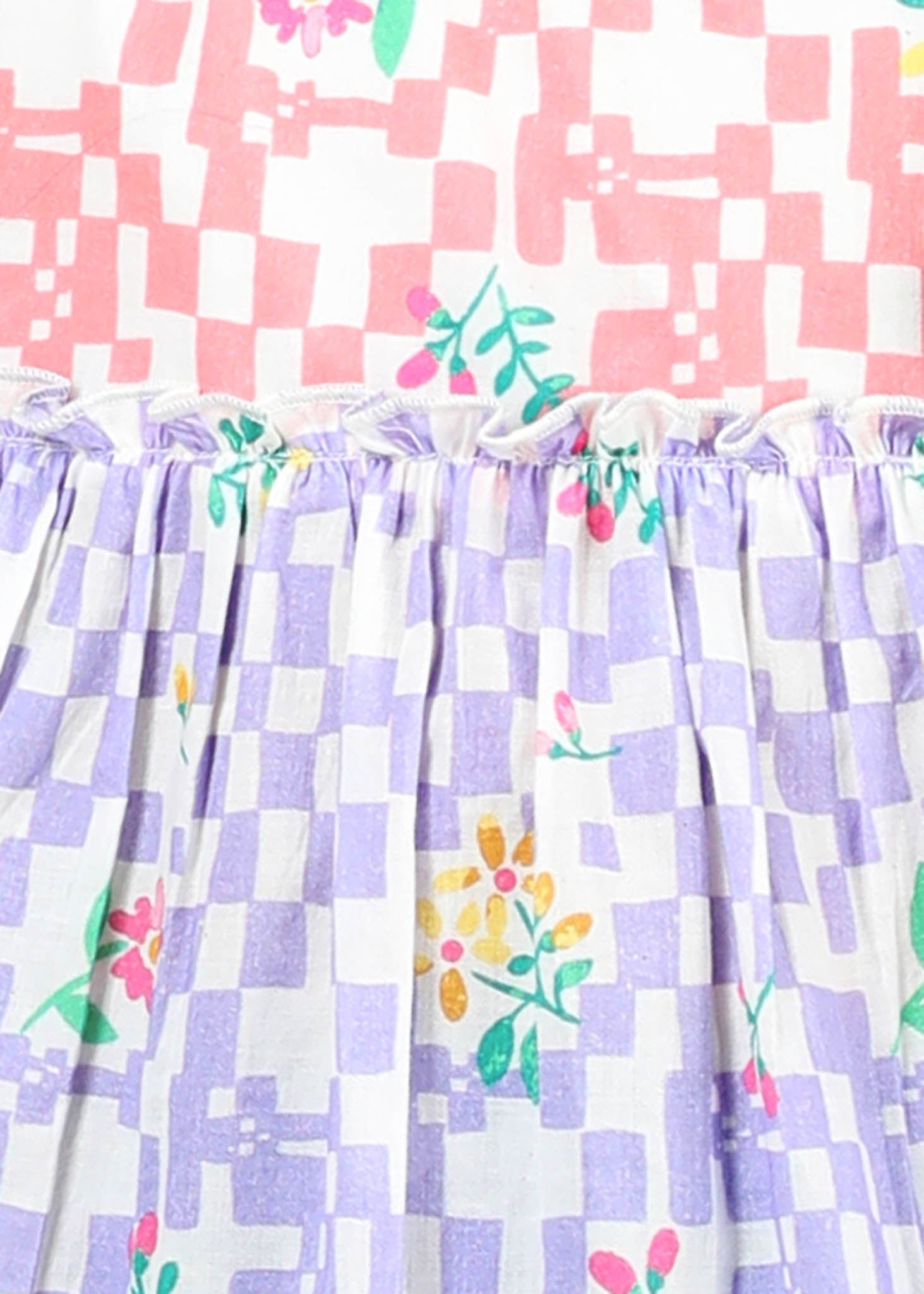 Nia Tiered Cotton Dress – Lilac (6M–12 Yrs)