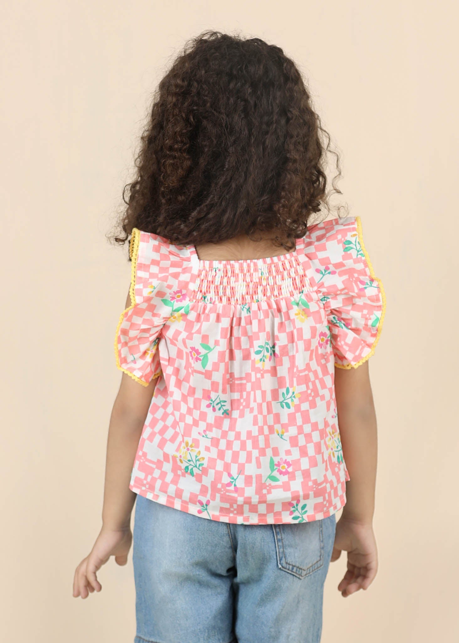 Rosy Cotton Top – Pink (6M–12 Yrs)