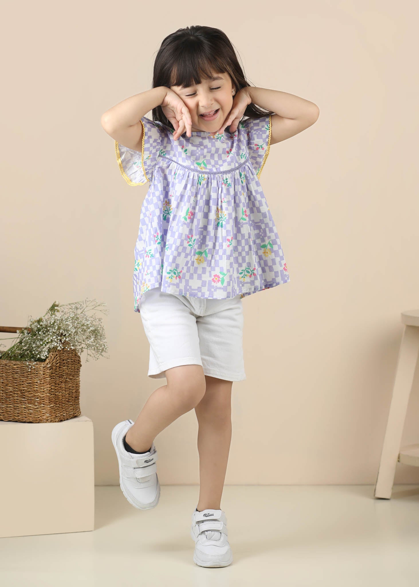 Vrishti Cotton Top – Lilac (6M–12 Yrs