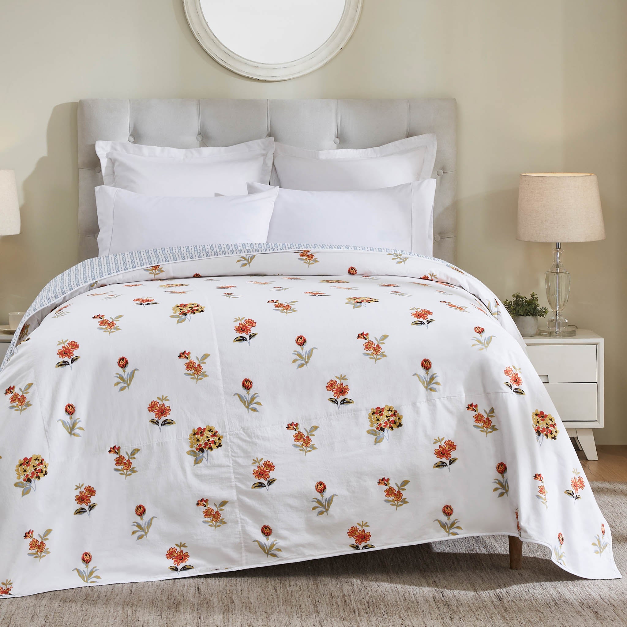 Tarangini Cotton Dohar – Rust Brown