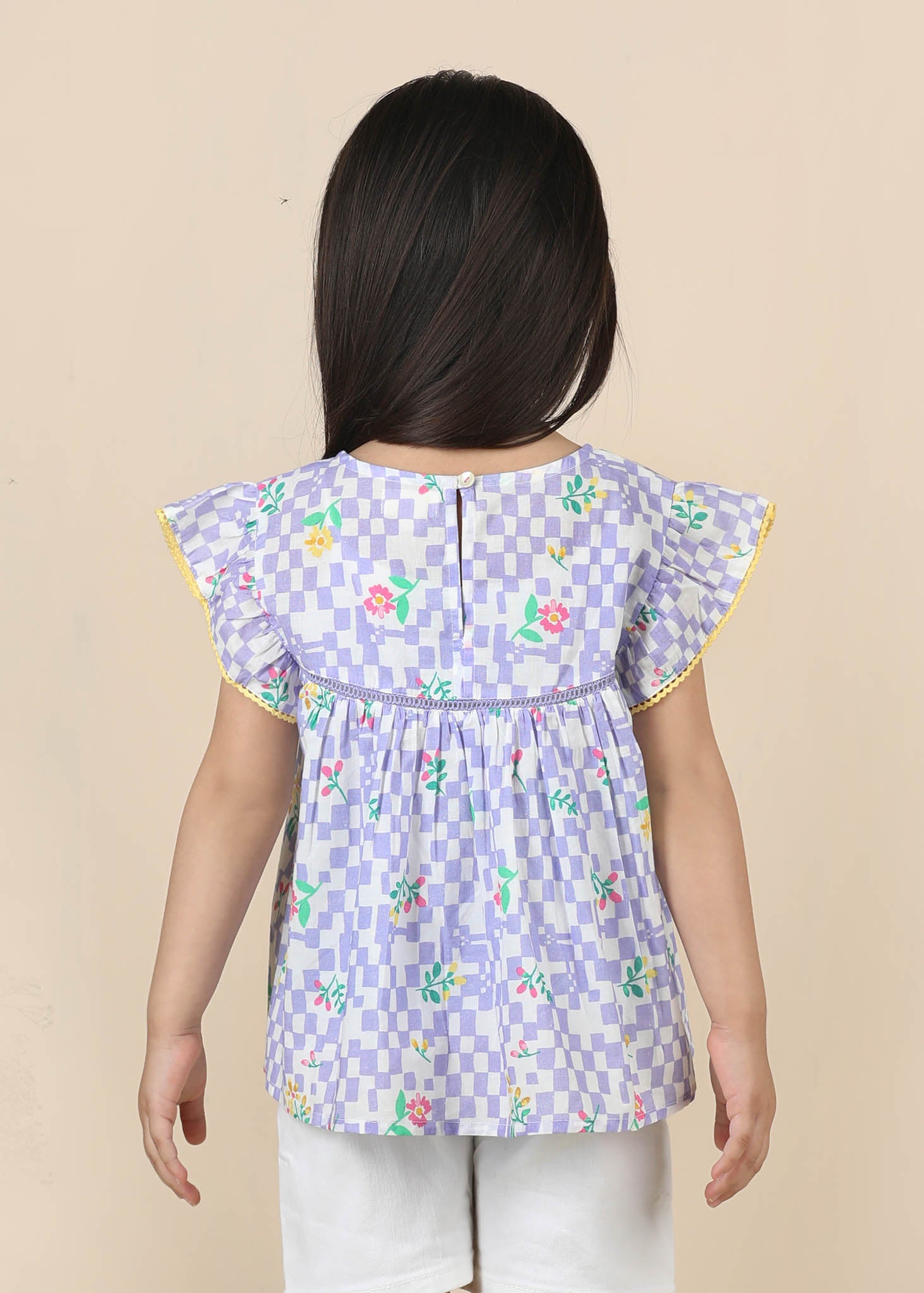 Vrishti Cotton Top – Lilac (6M–12 Yrs