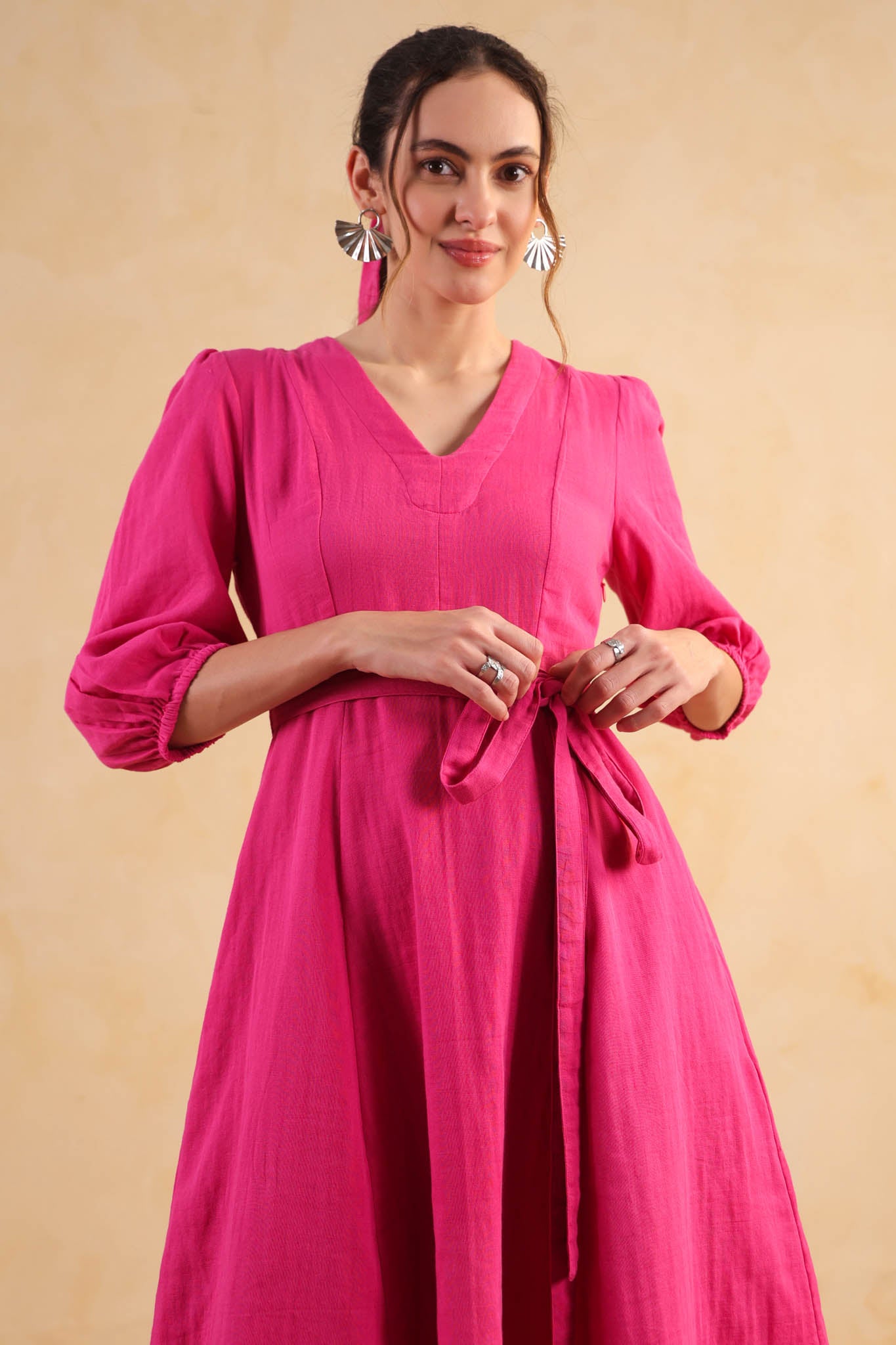 Aureline Dress – Fuchsia