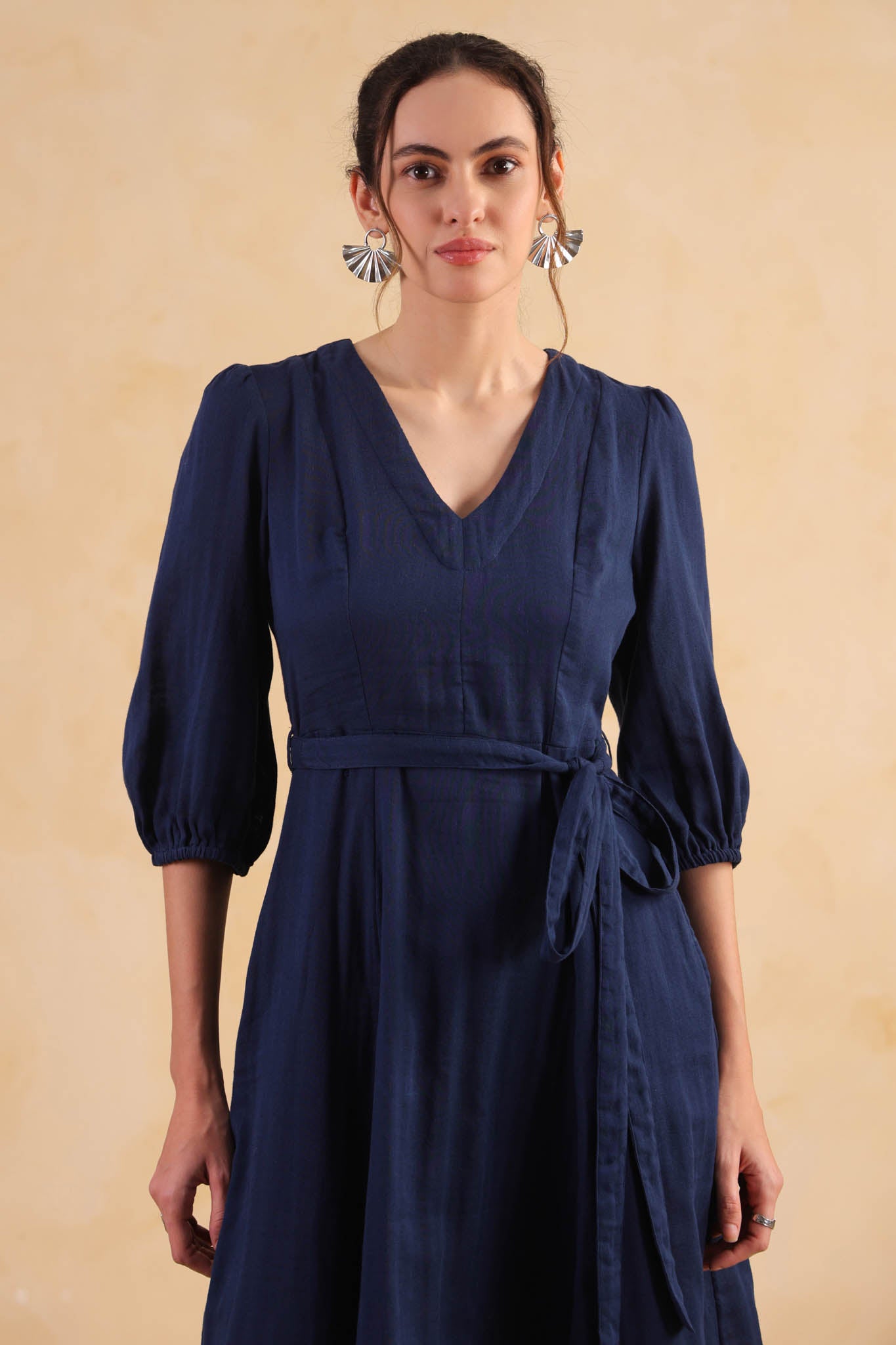 Aureline Dress – Navy Blue