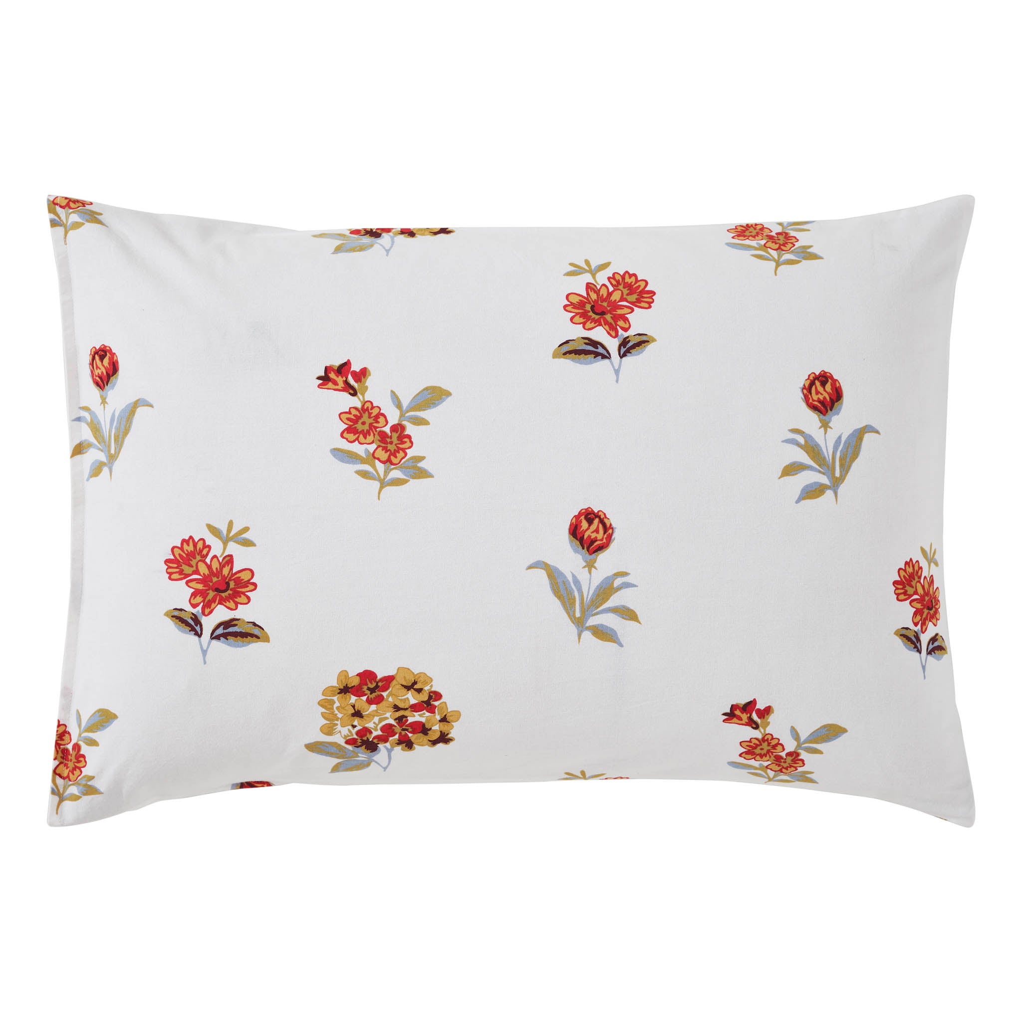 Tarangini Cotton Pillow Cover – Rust Brown