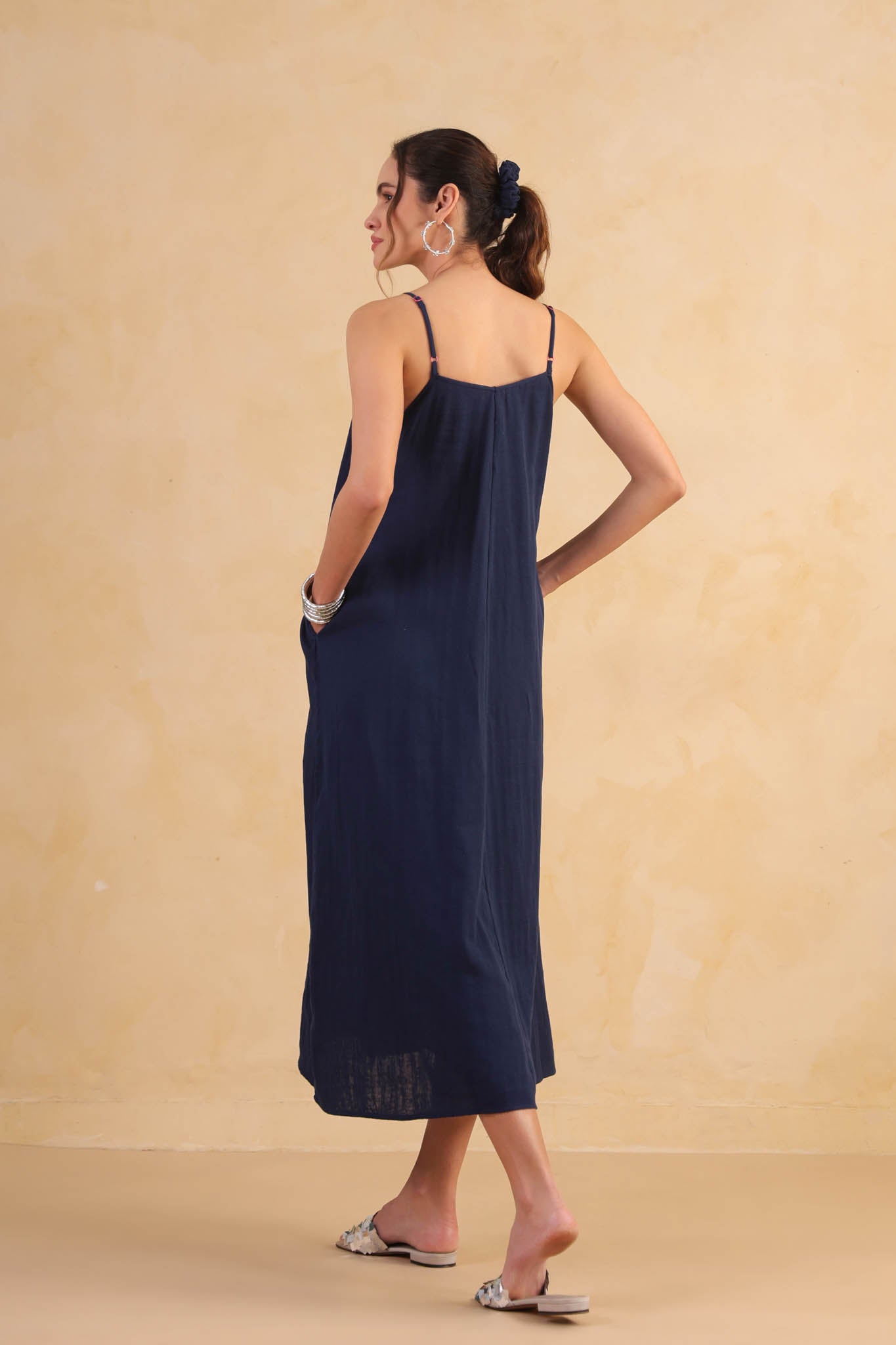 Slip Dress – Navy Blue