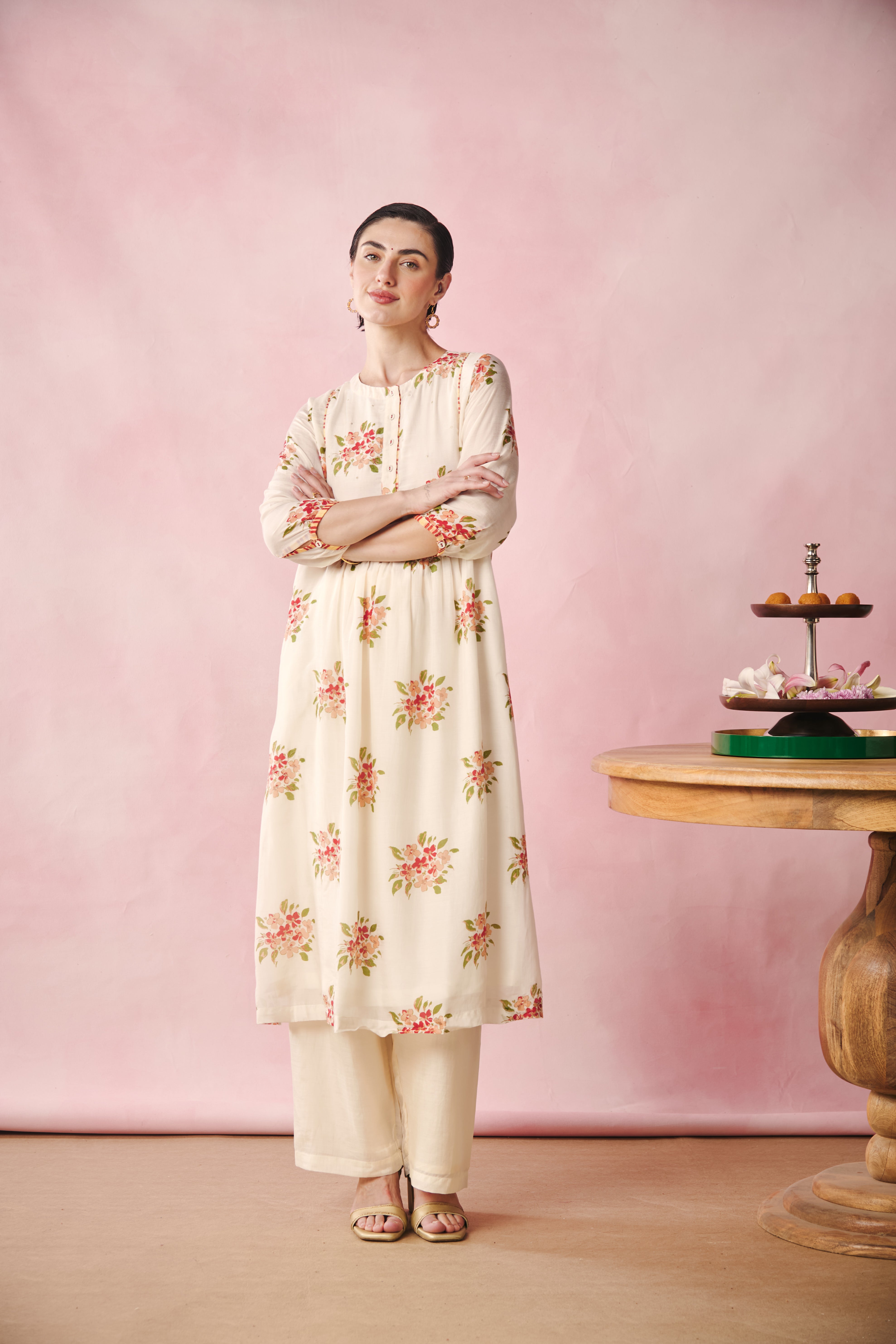 Kiara Kurta - Creme