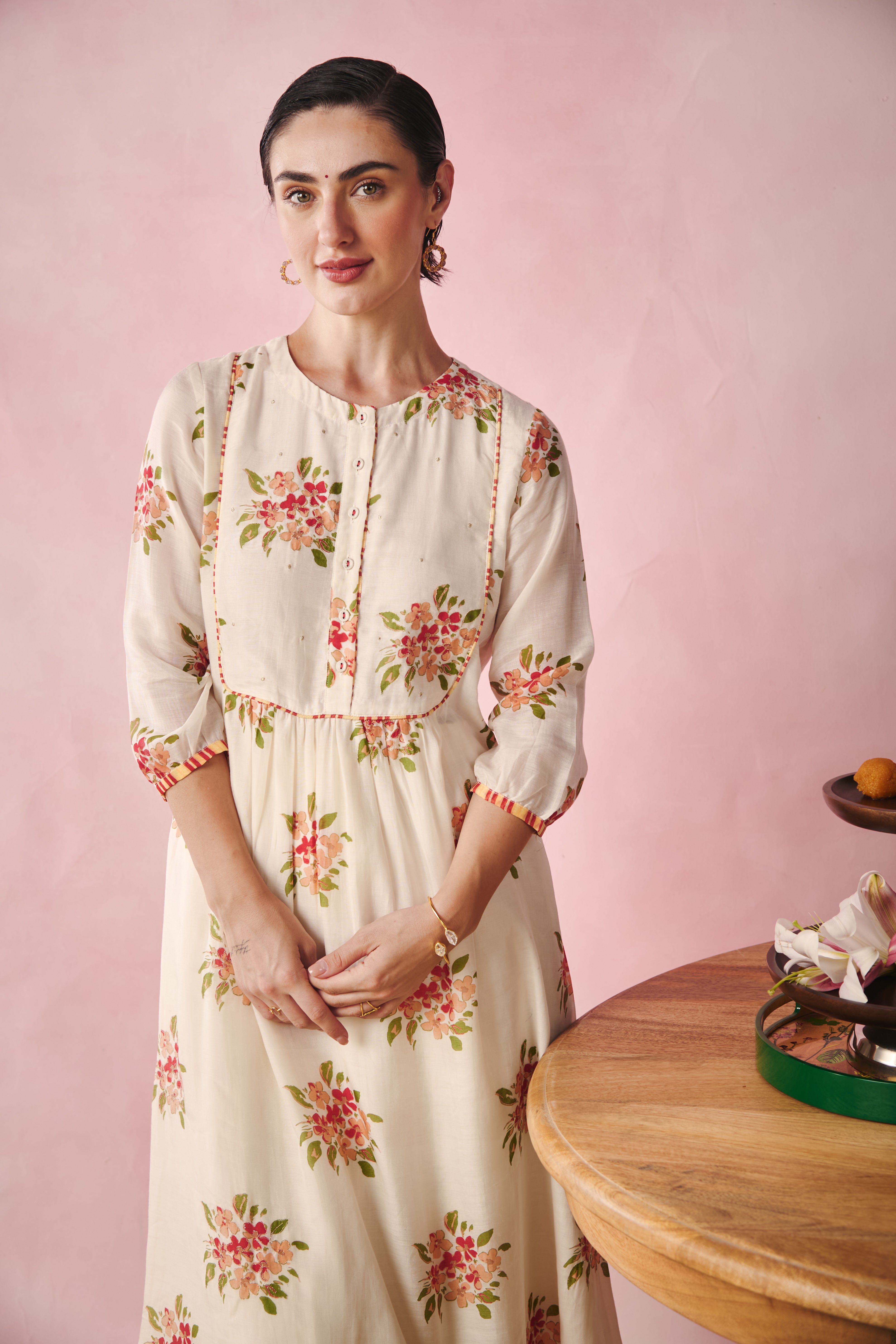 Kiara Kurta - Creme