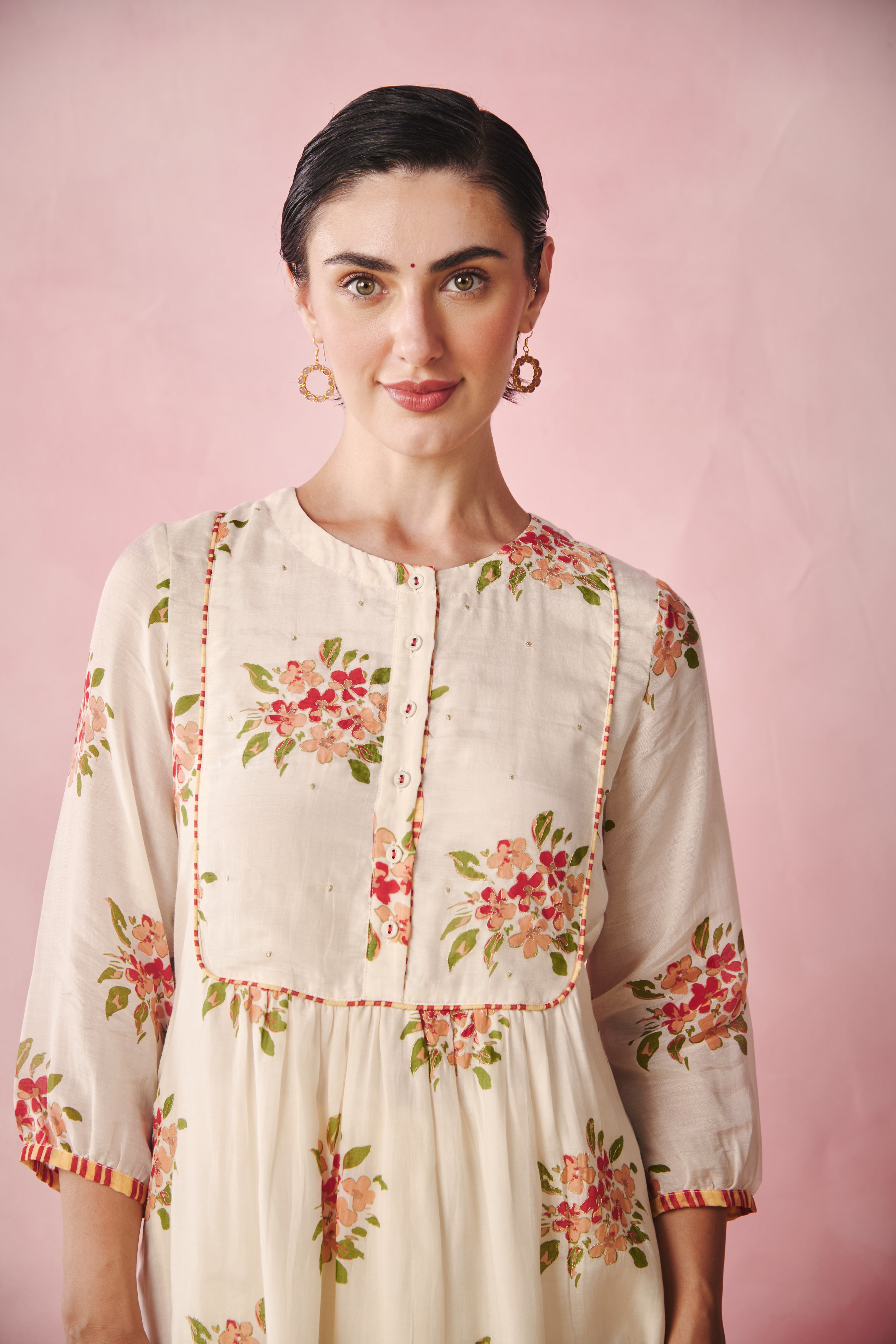Kiara Kurta - Creme