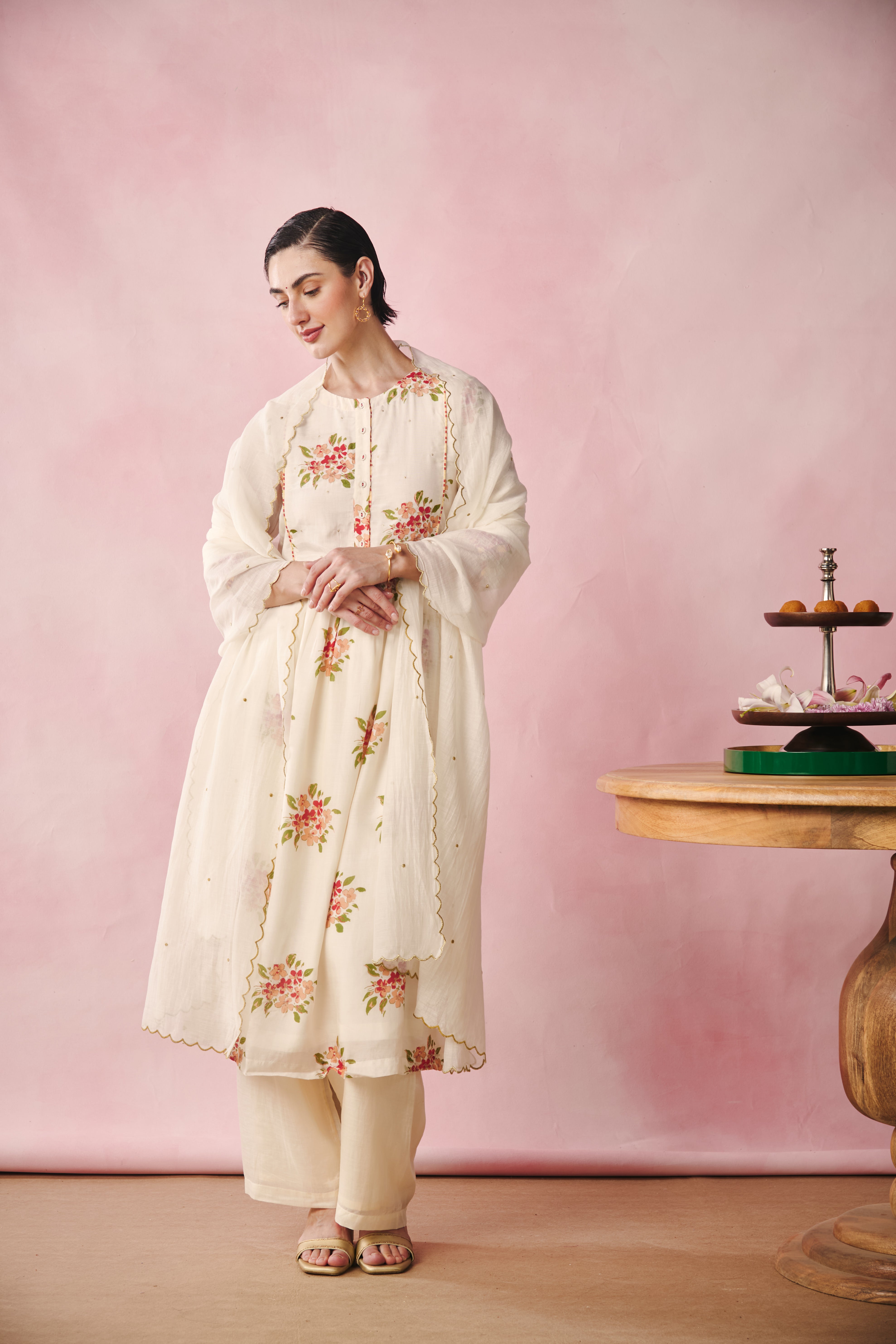 Kiara Kurta - Creme