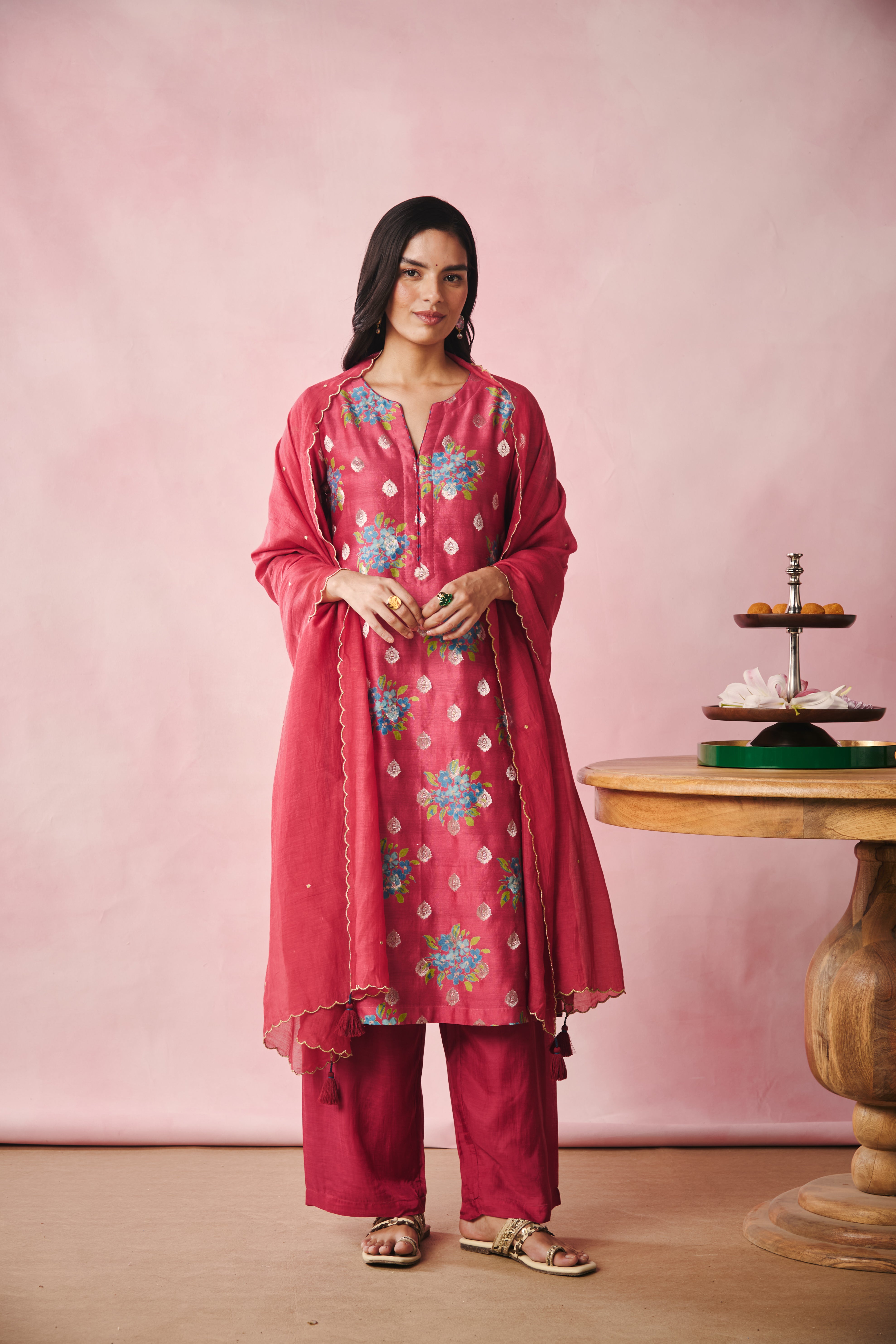 Noor Kurta - Red
