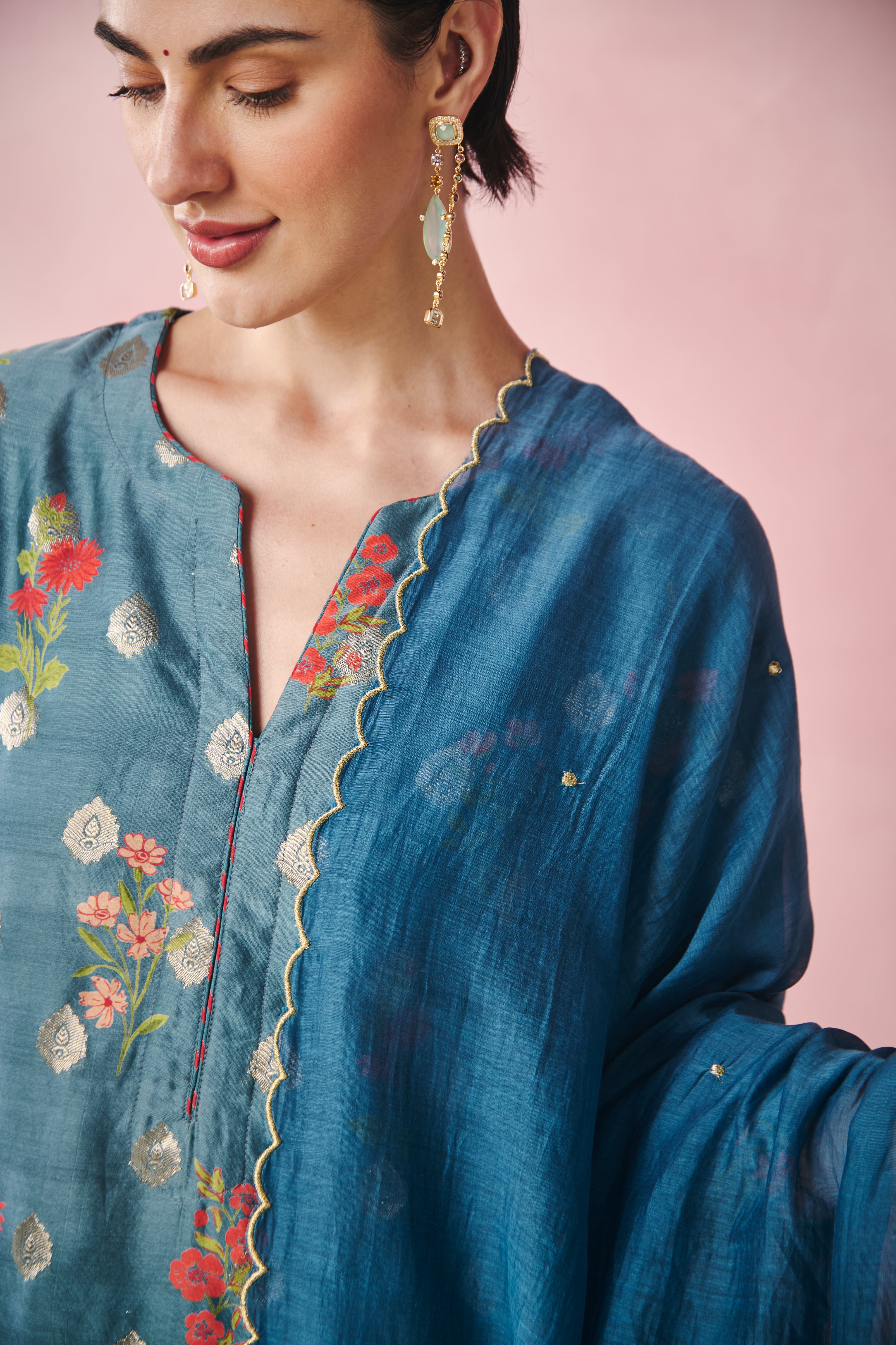 Noor Kurta - Blue