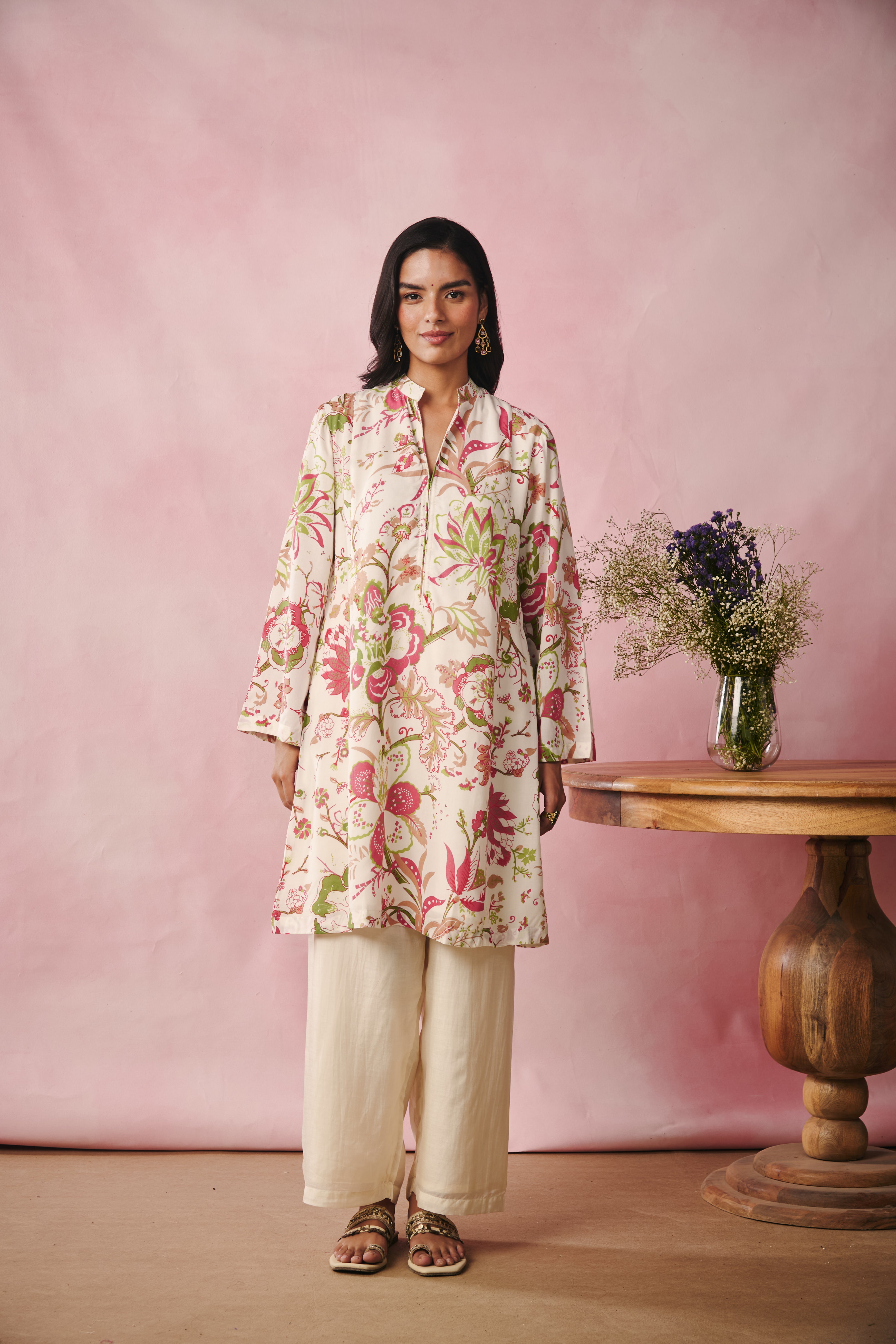 Midi Tunic - Creme