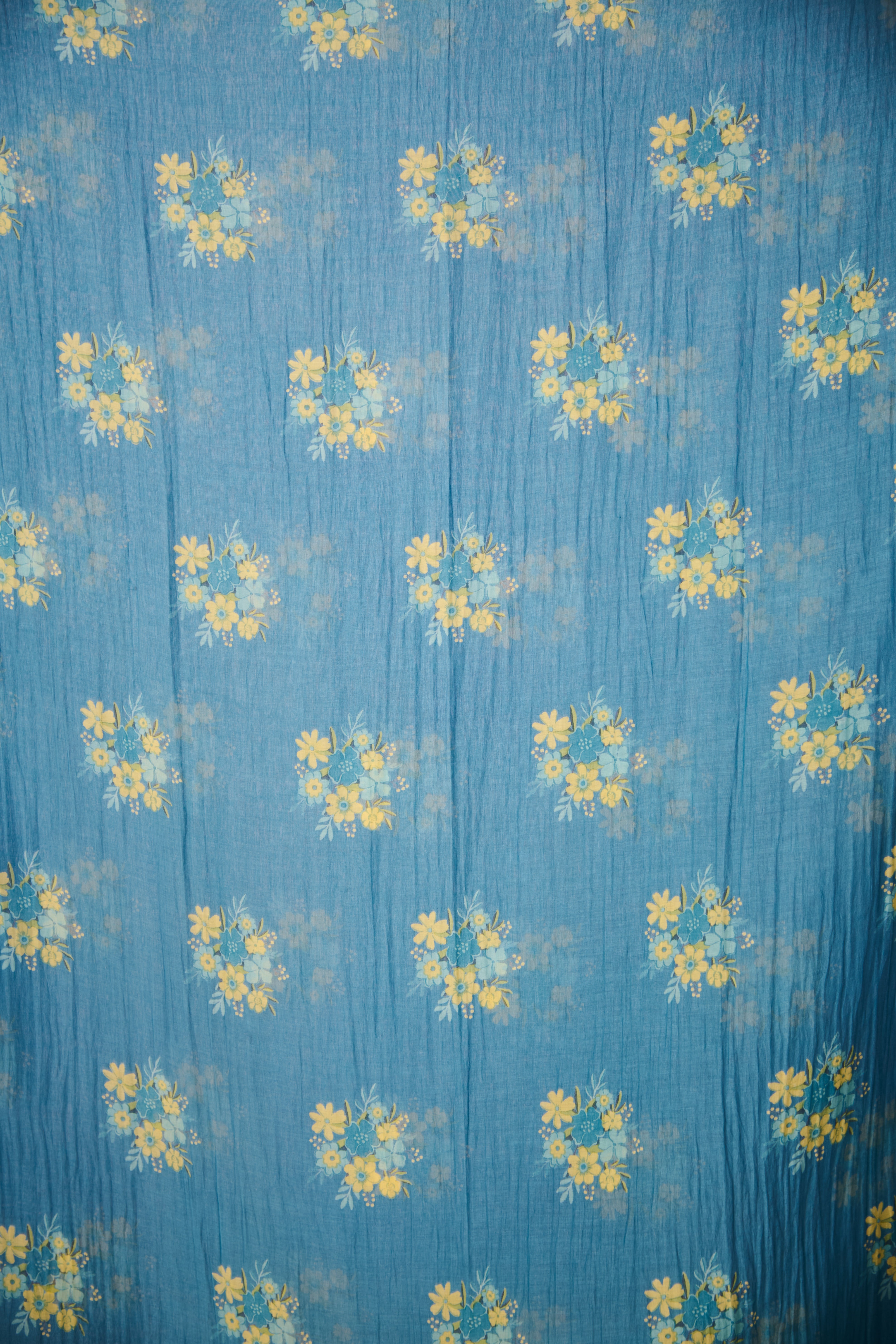 Chanderi Dupatta - Blue