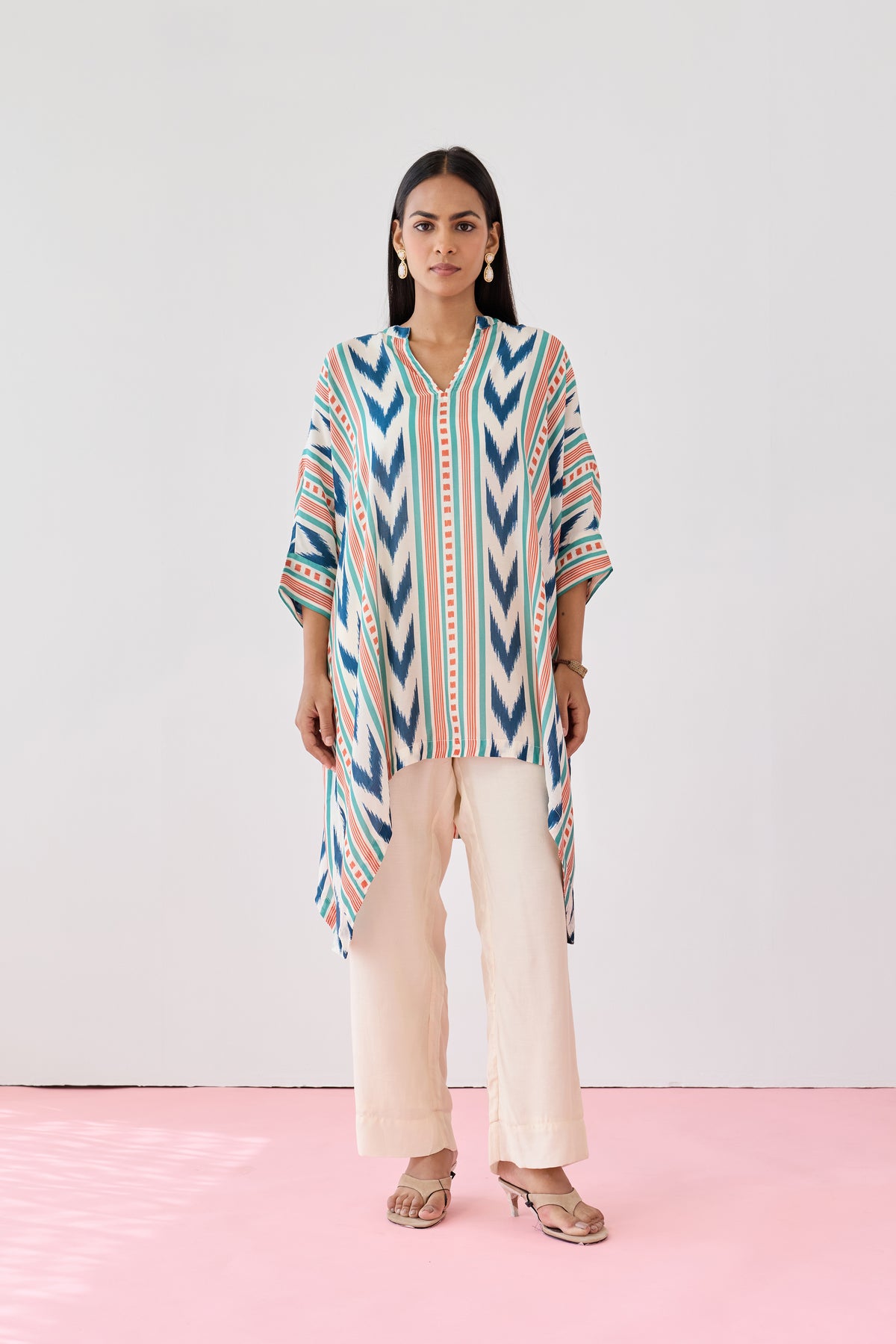 Saba Viscose Kaftan-Angora