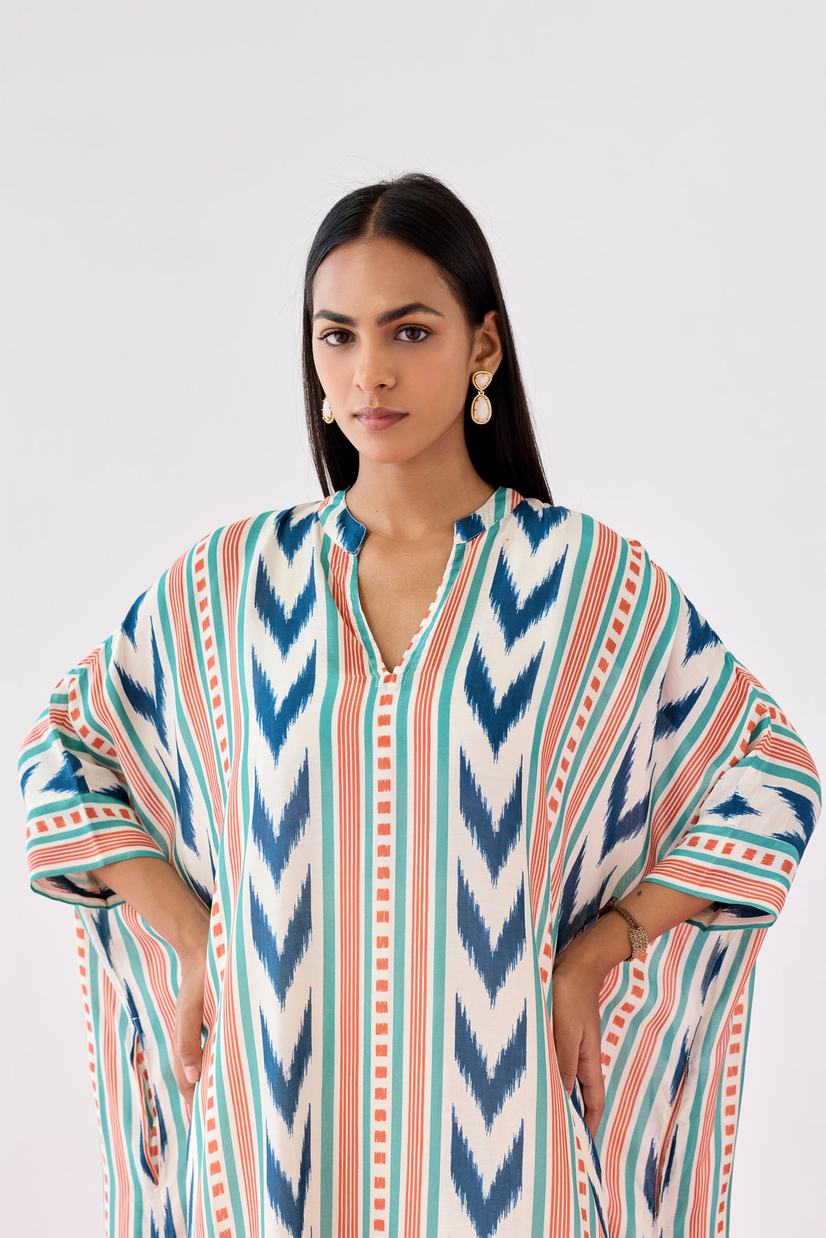 Saba Viscose Kaftan-Angora