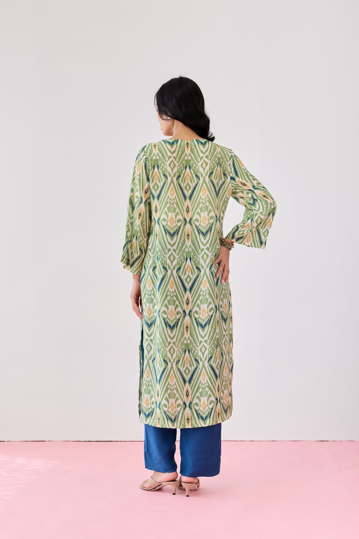 Classic Viscose Kurta – Green