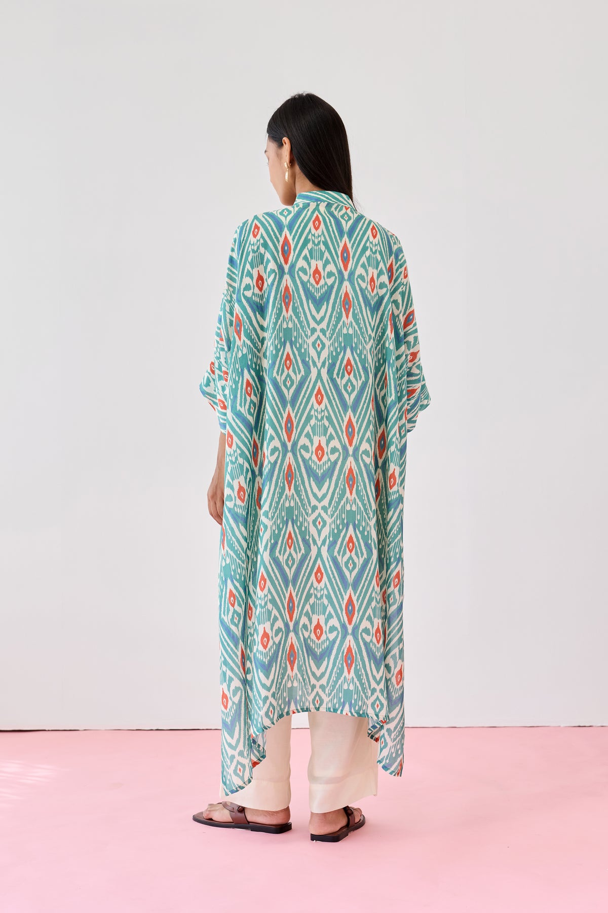 Maxi Viscose Kaftan – Green