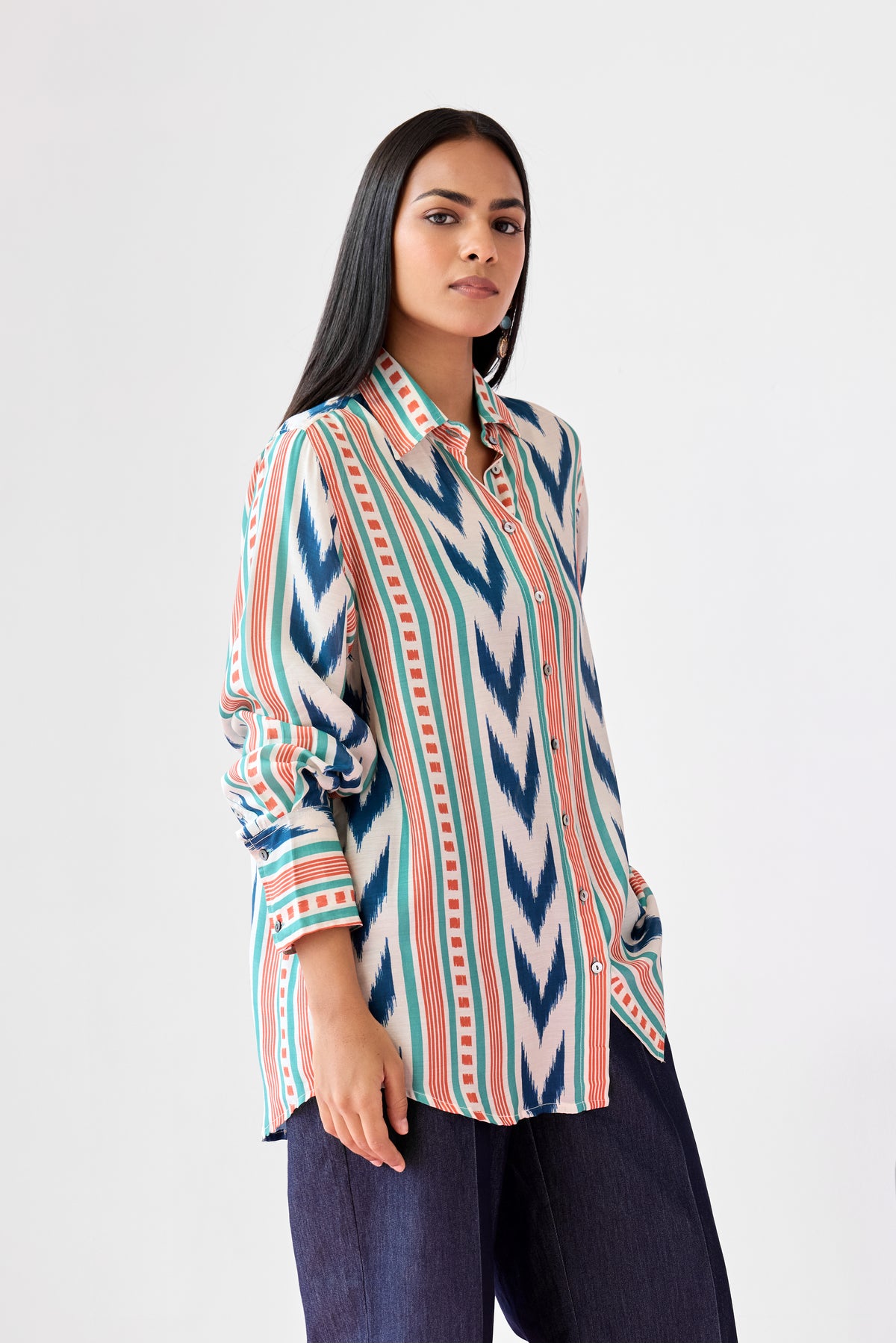 Oxford Viscose Shirt - Angora
