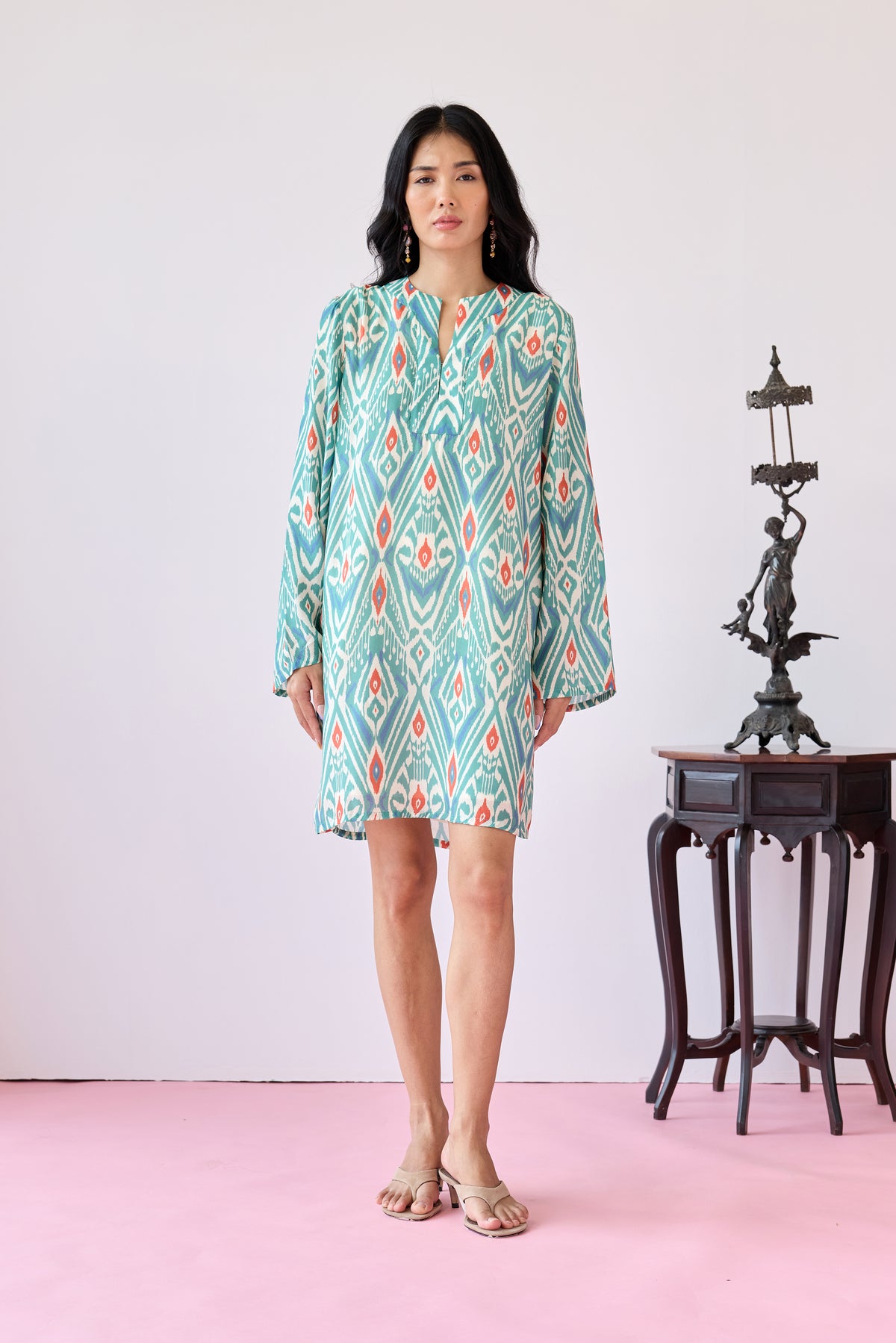 Classic Midi Dress - Sea Green