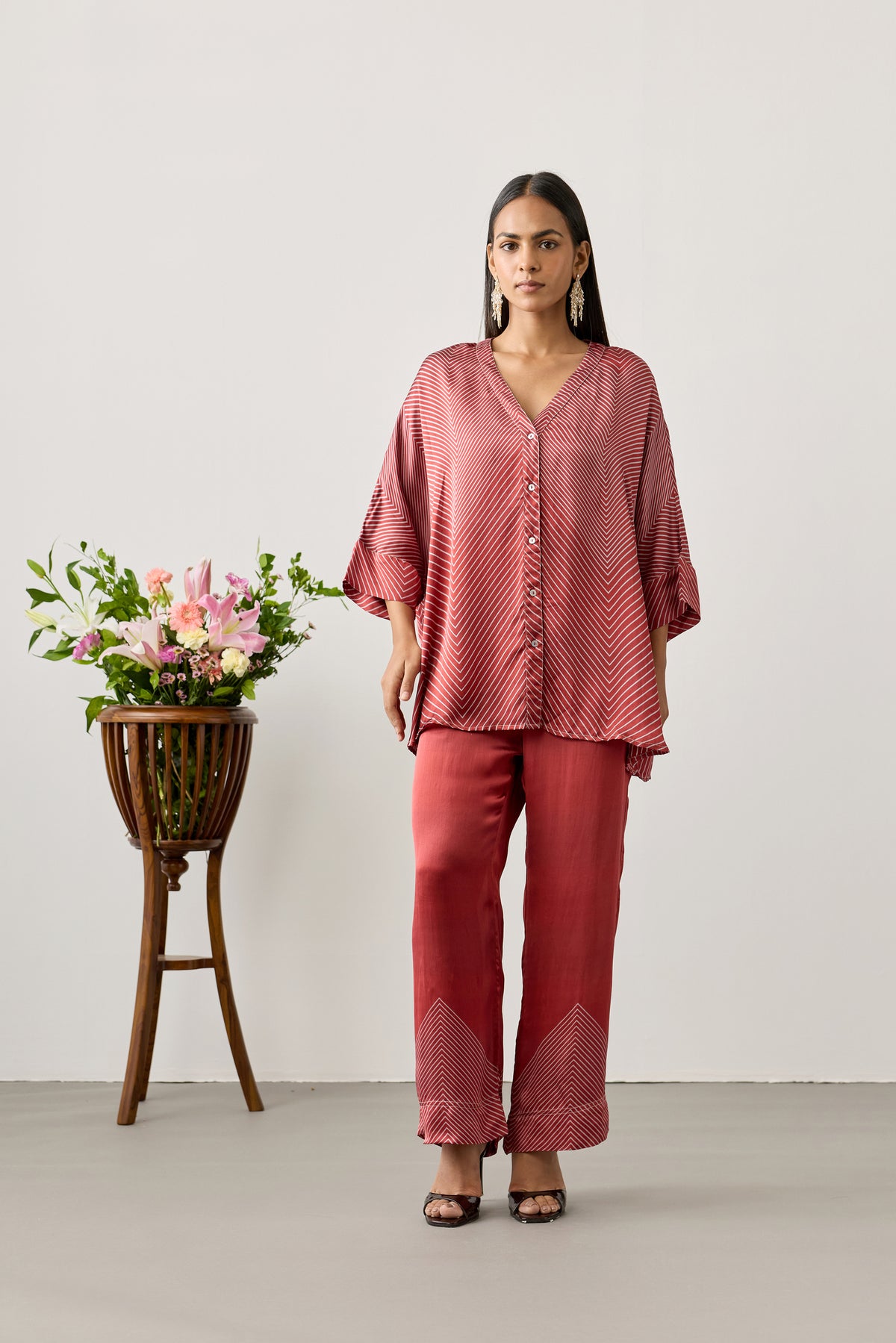 Swing Viscose Top – Red
