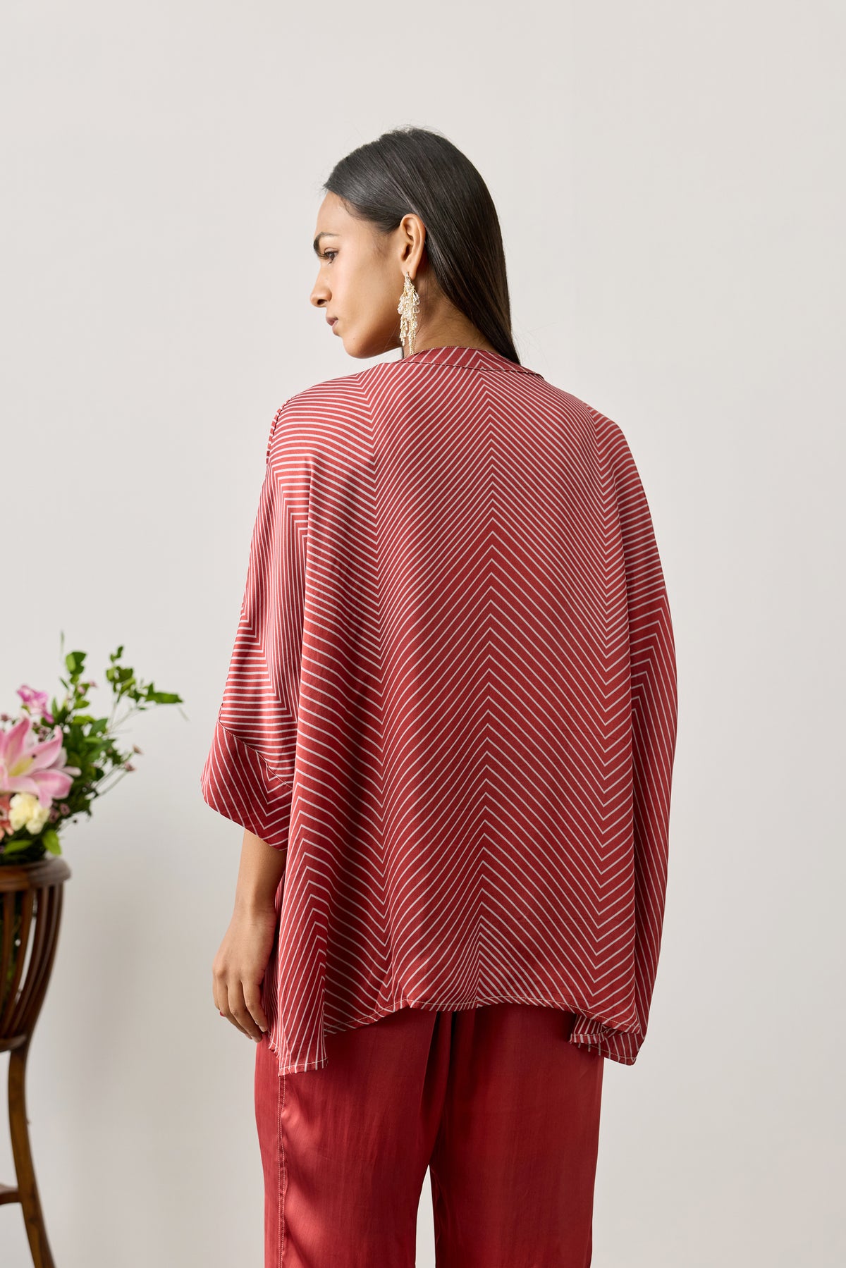 Swing Viscose Top – Red