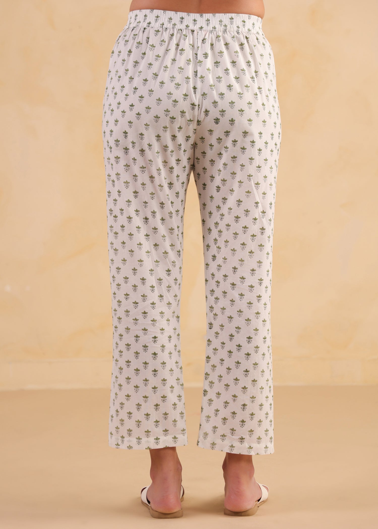 Kota Doria Suit Set-Blue/White