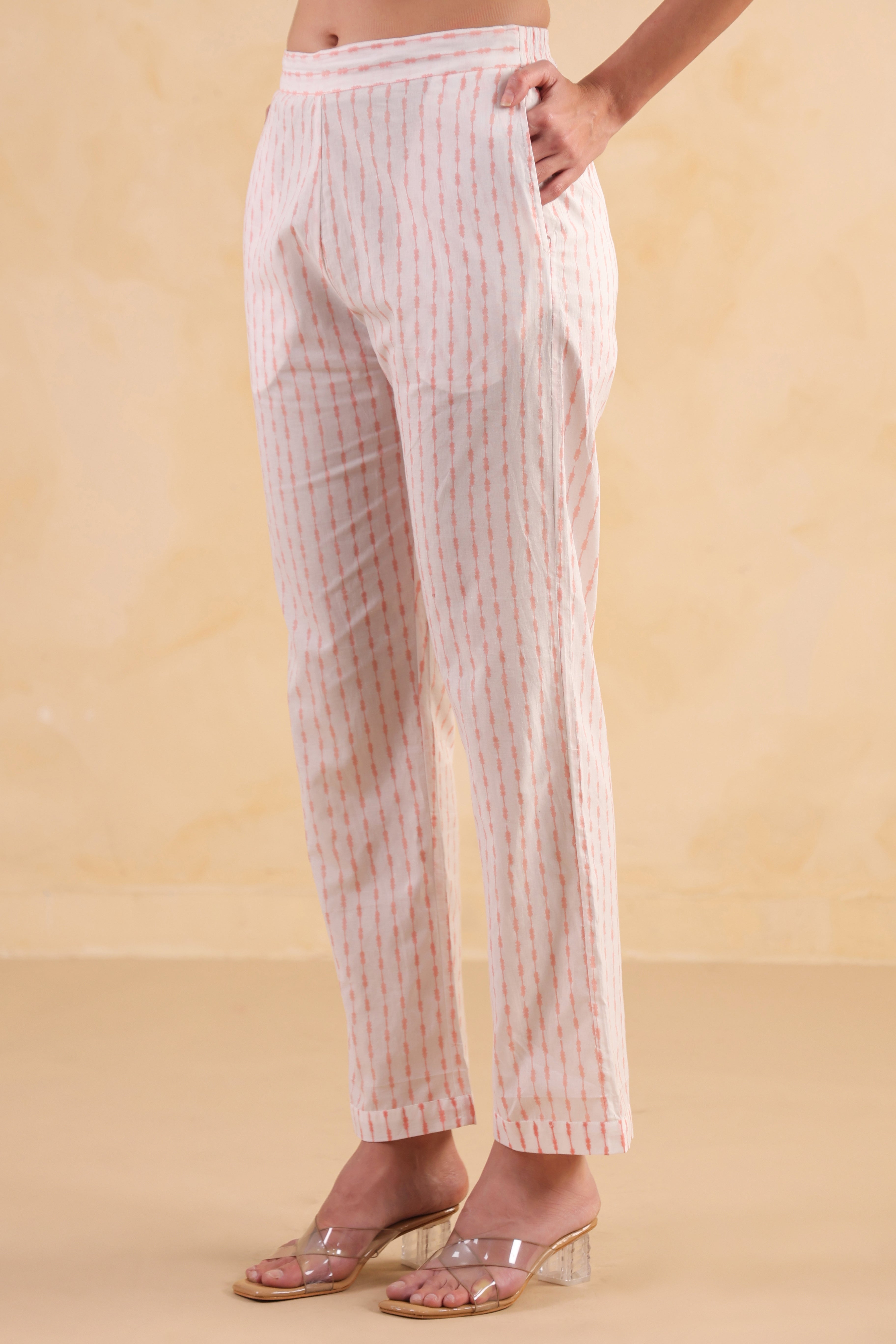 Prithvi Pant – White/Peach