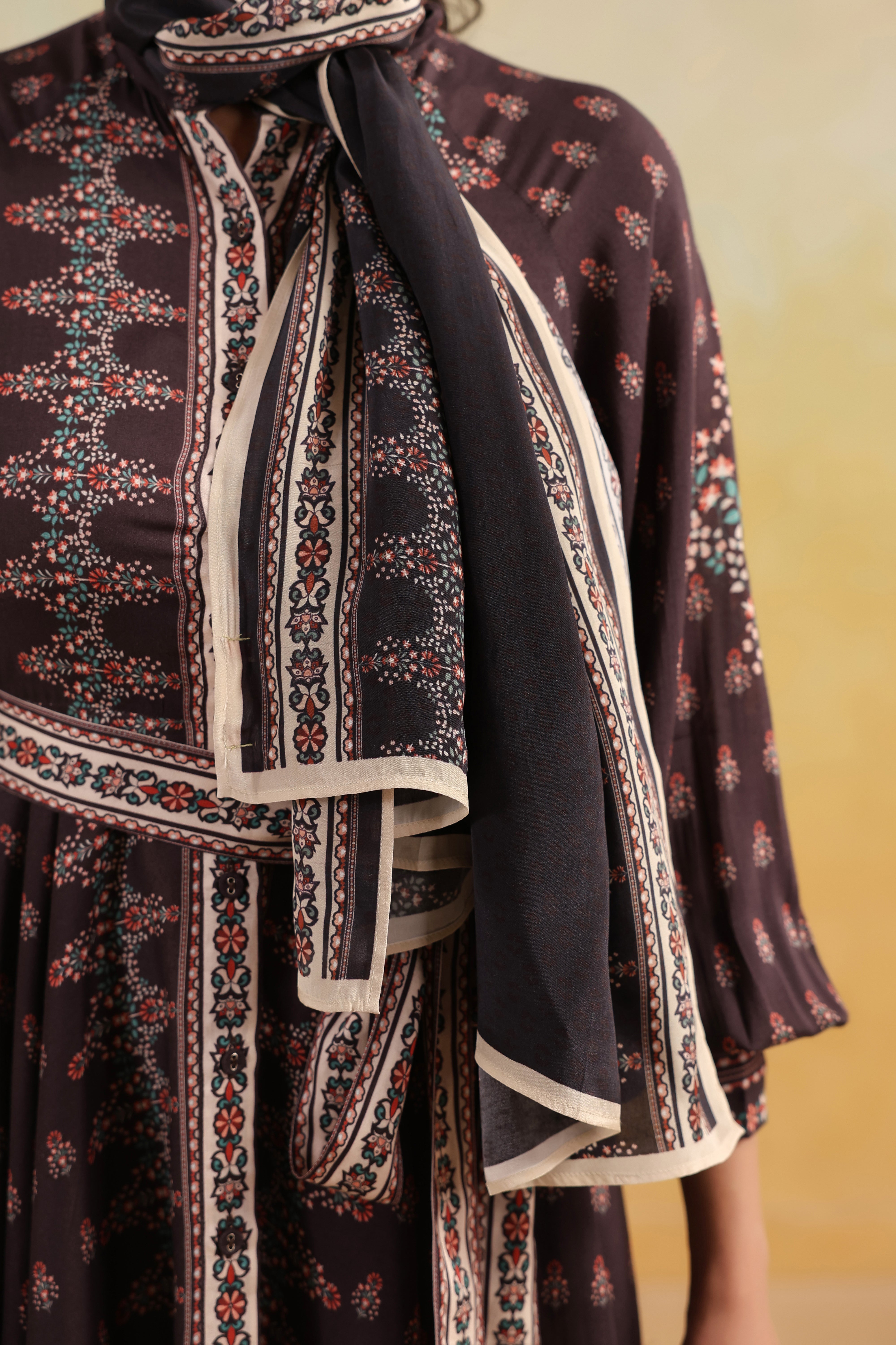 Raglan Sleeve Mini Dress – Coffee