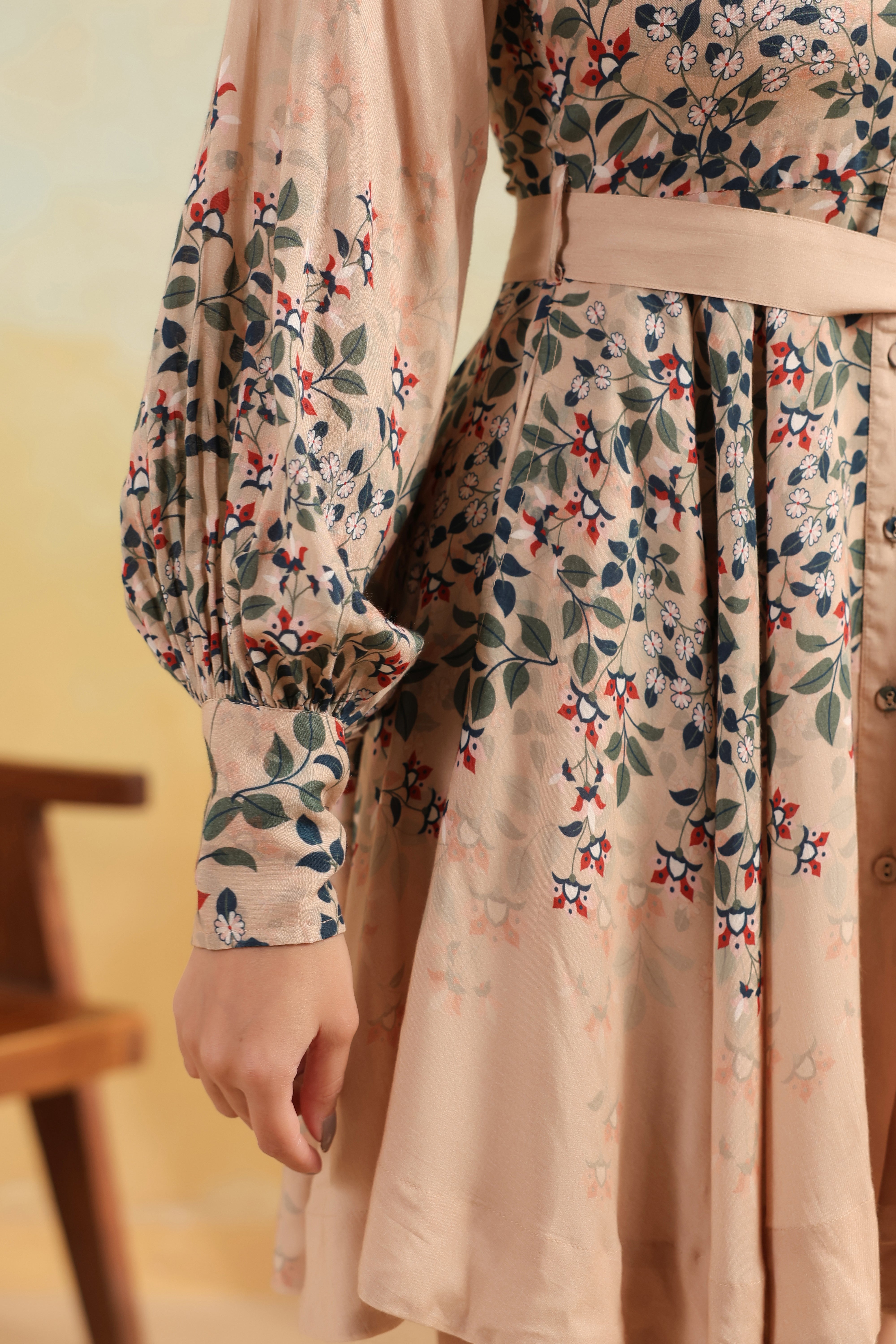 Raglan Sleeve Mini Dress – Summer Sand