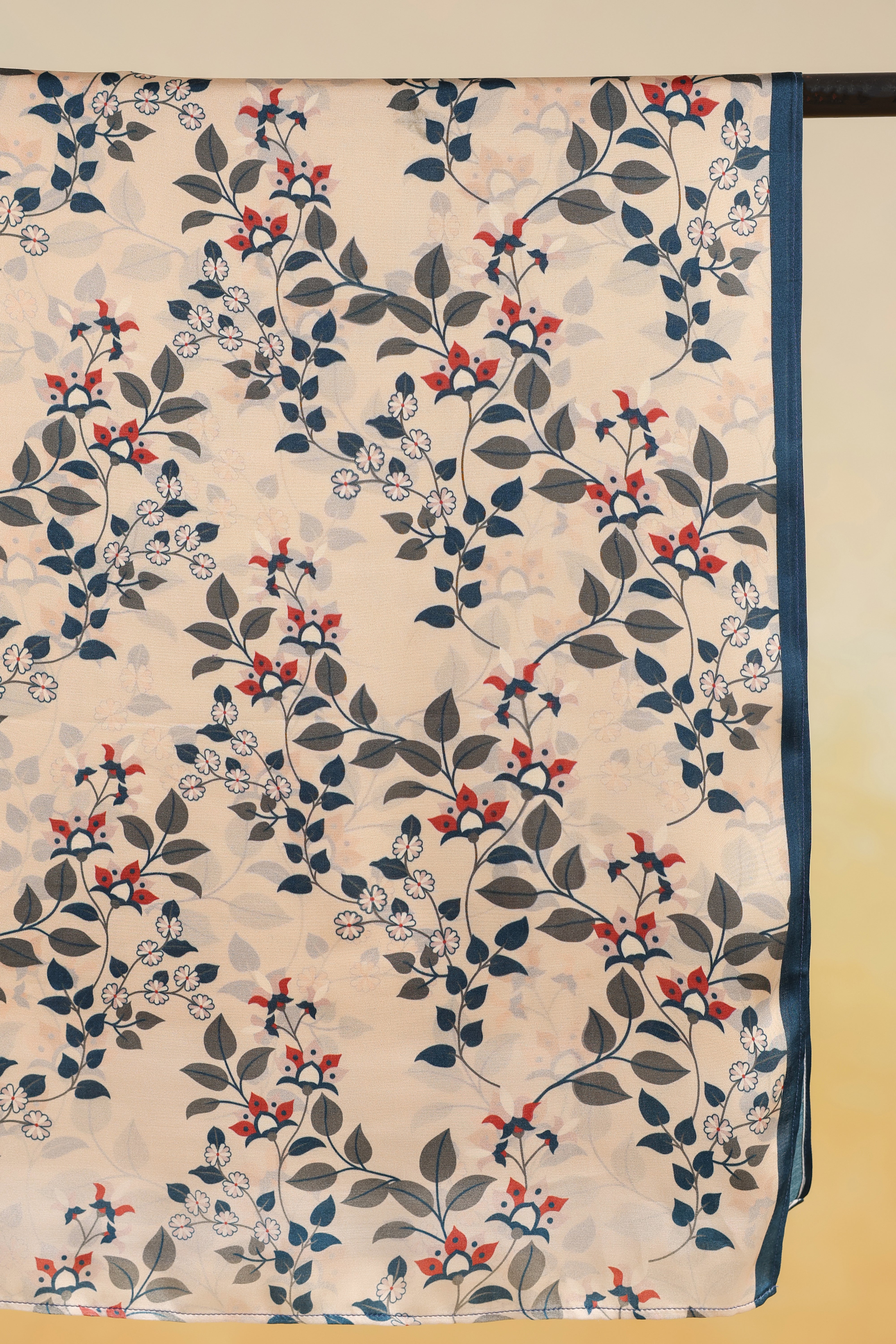 Botanical Print Stole – Summer Sand