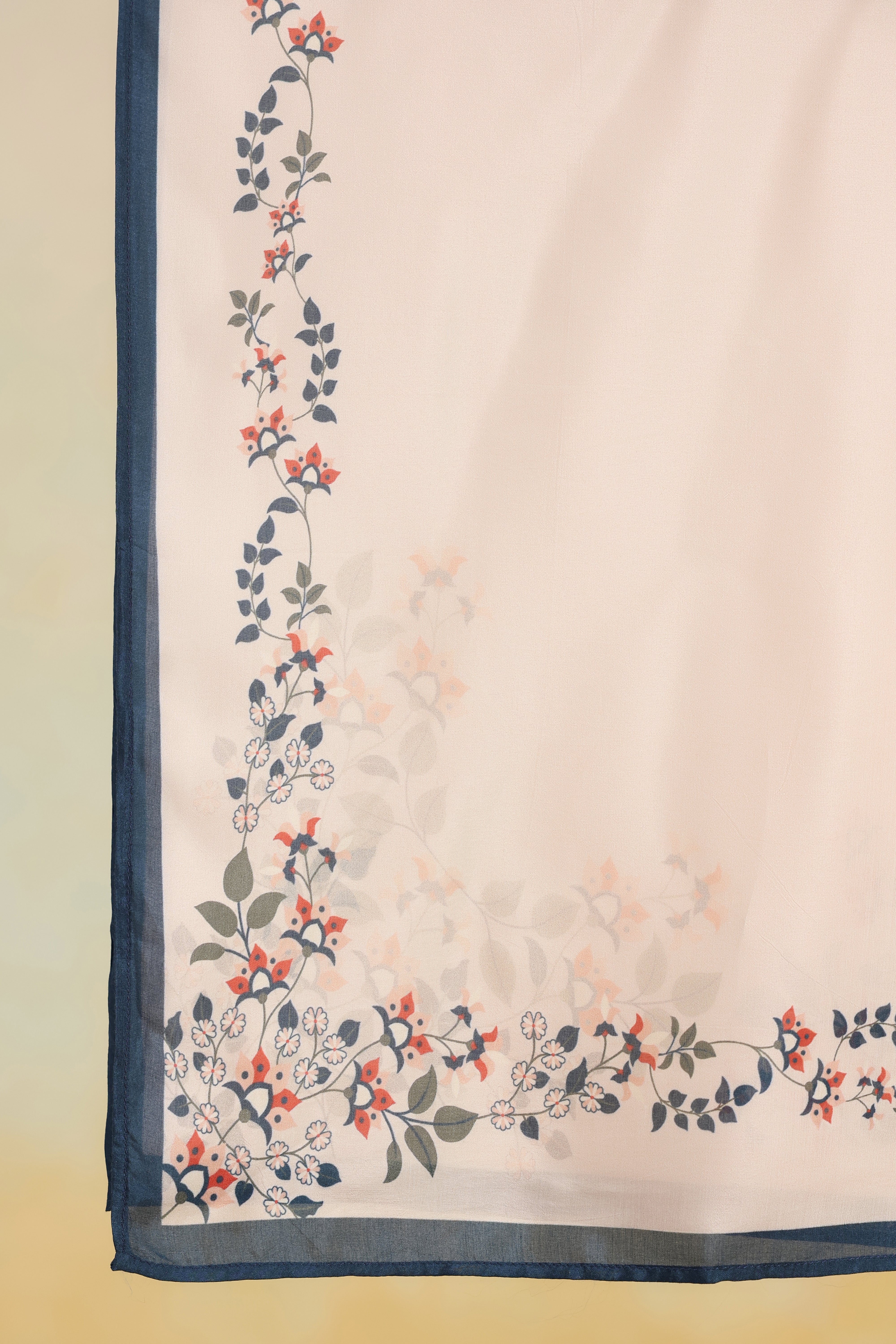 Floral Square Scarf – Summer Sand