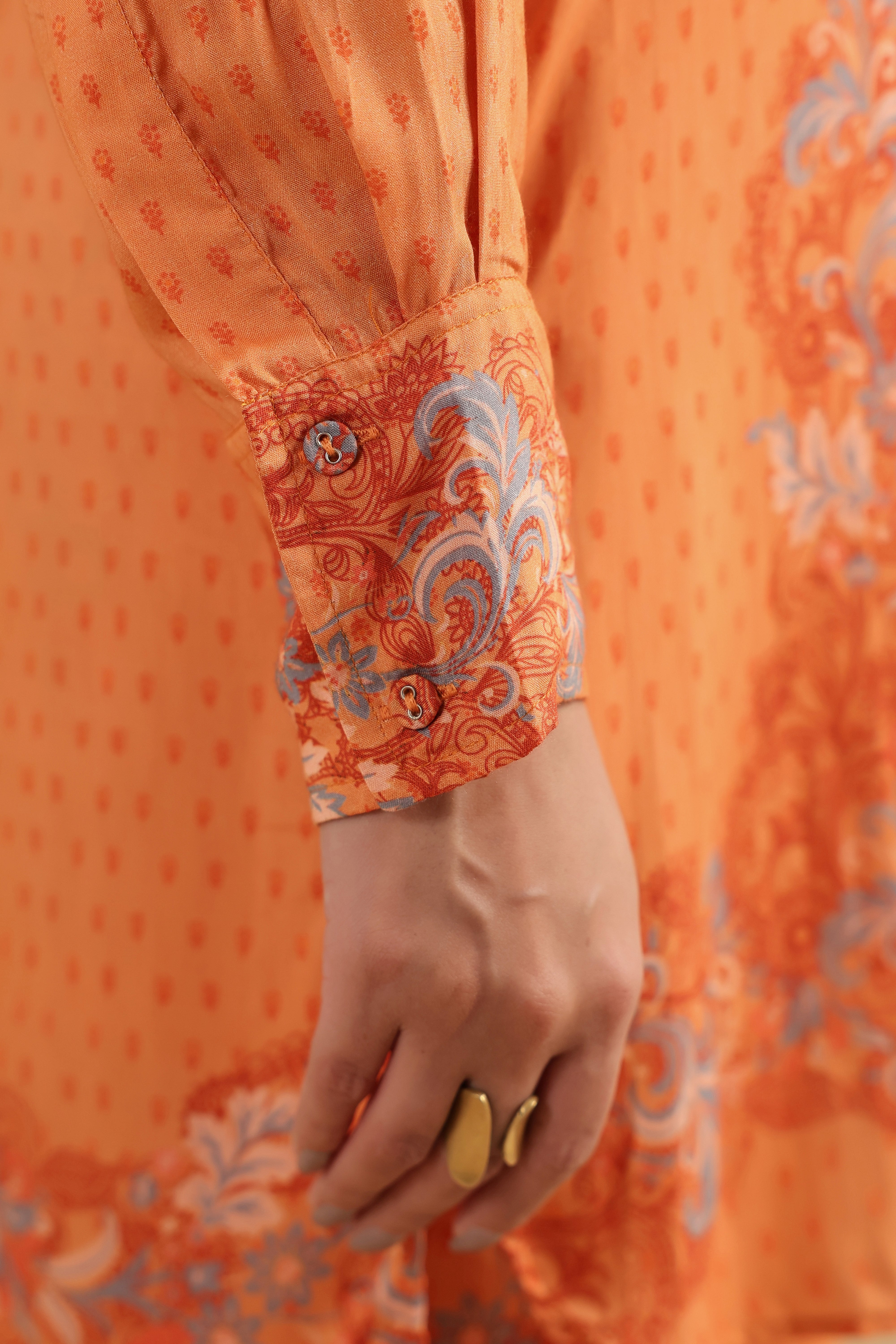 Honeycomb Tunic Set – Peach Caramel