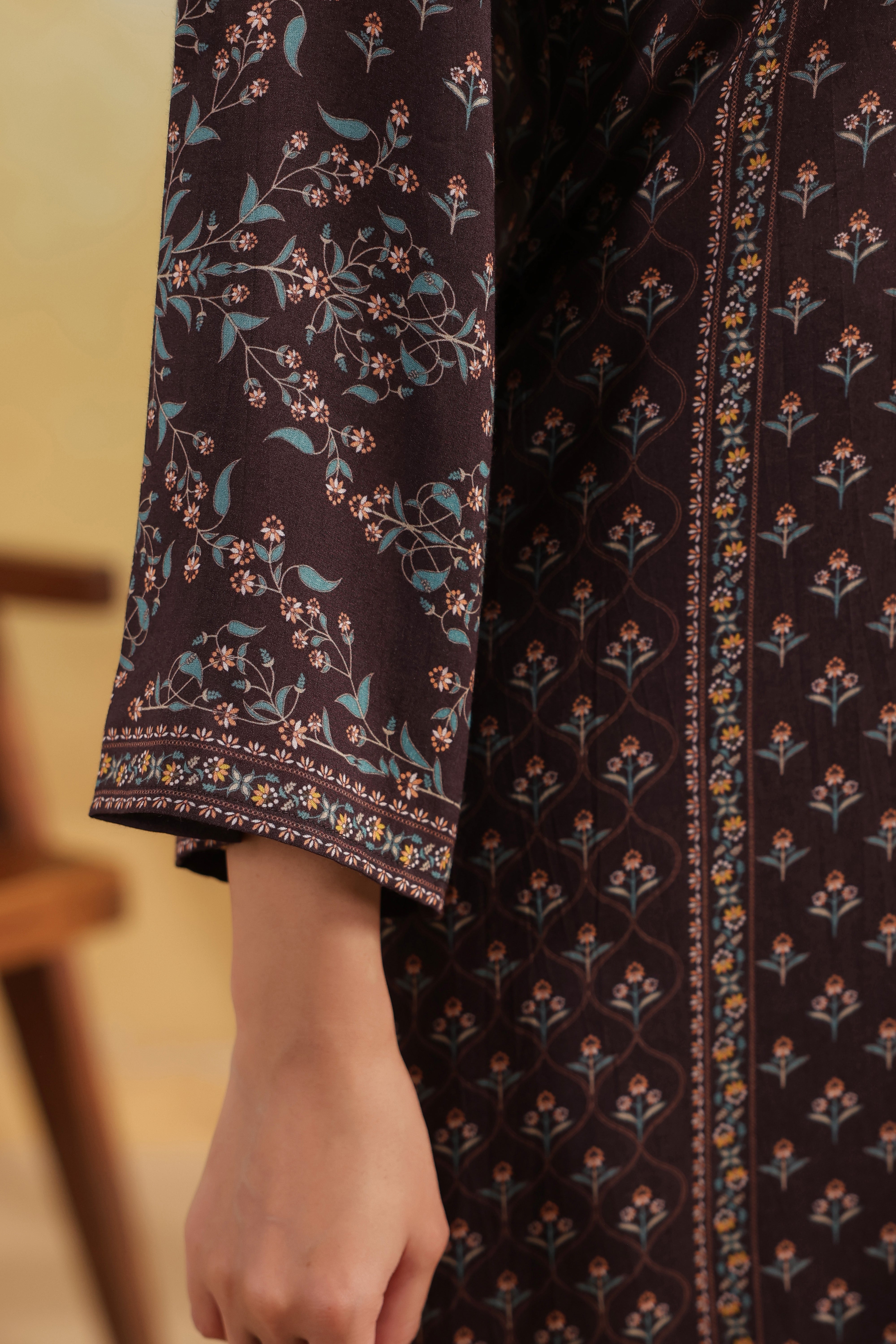 Classic Kurta Set – Coffee