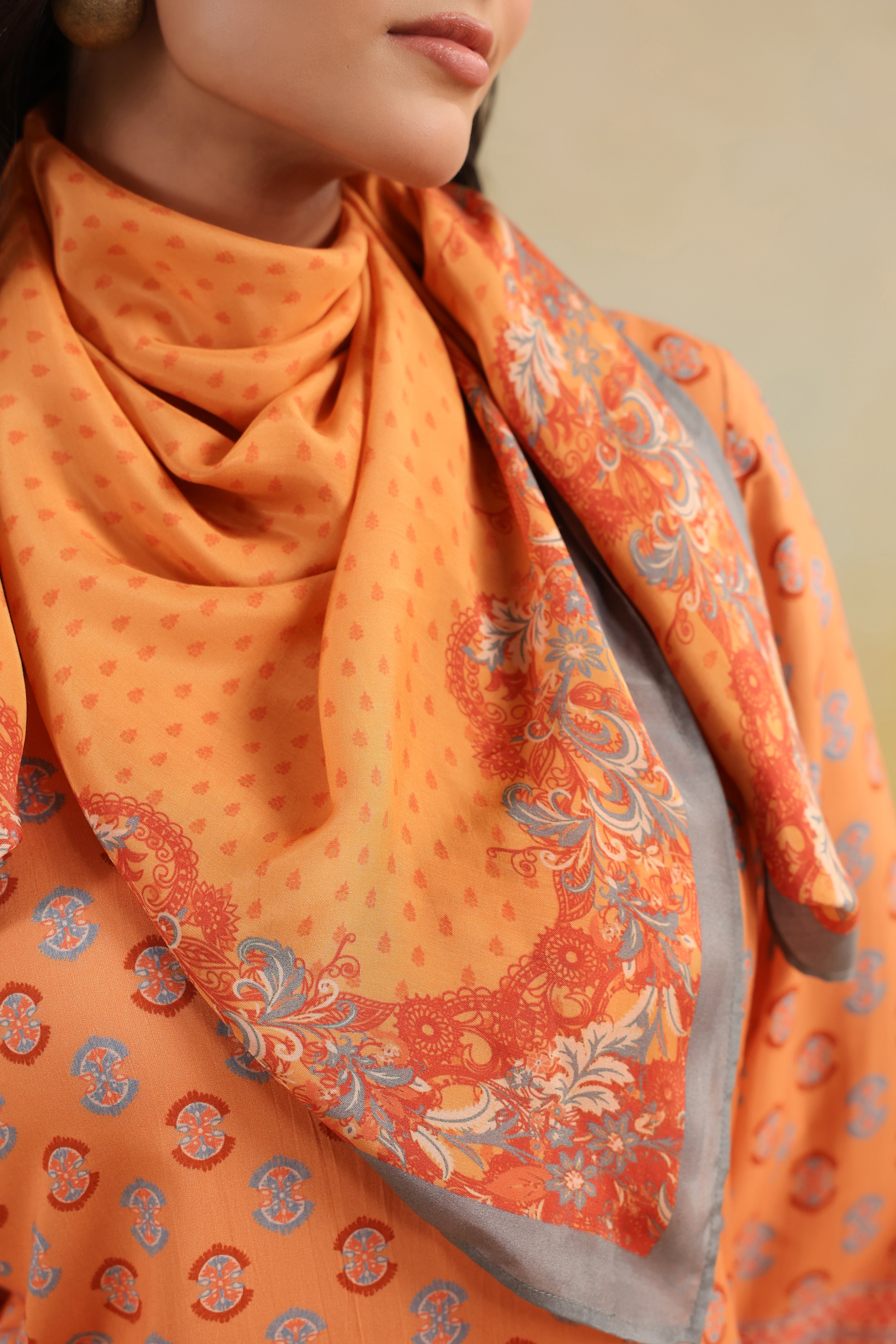 Classic Kurta Set – Peach Caramel