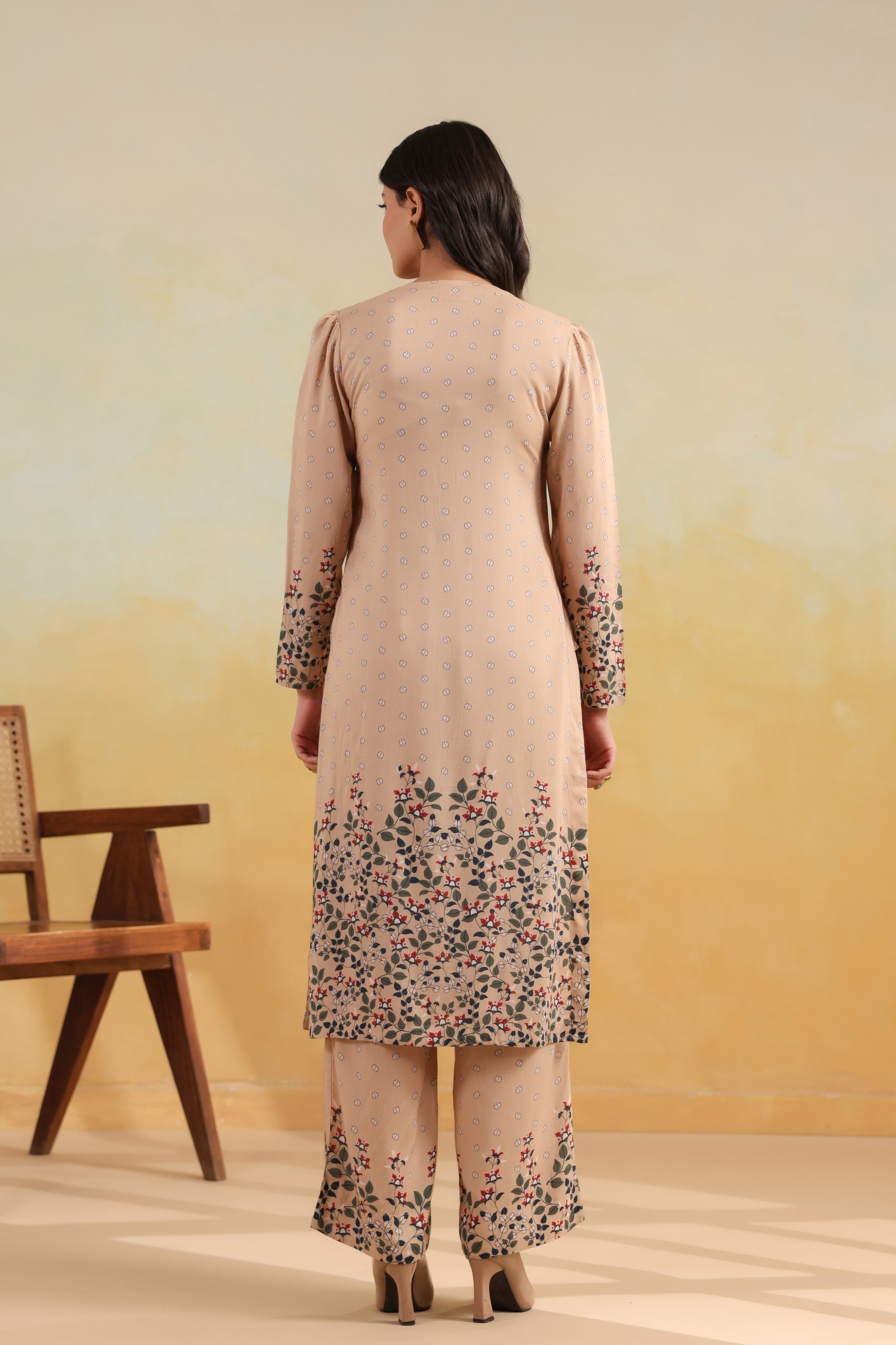 Noor Kurta Set – Summer Sand